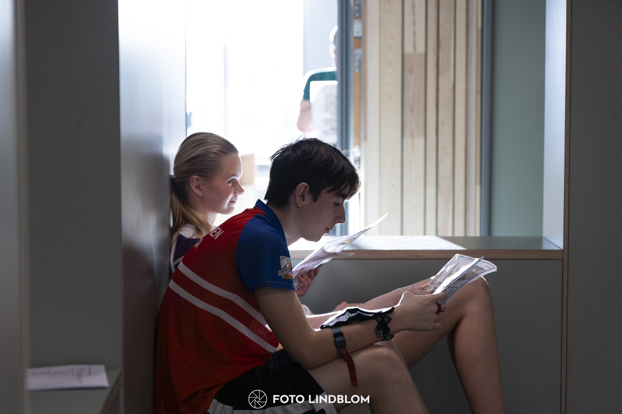 A picture from the orienteering indoor competition "Stockholm Indoor Cup"