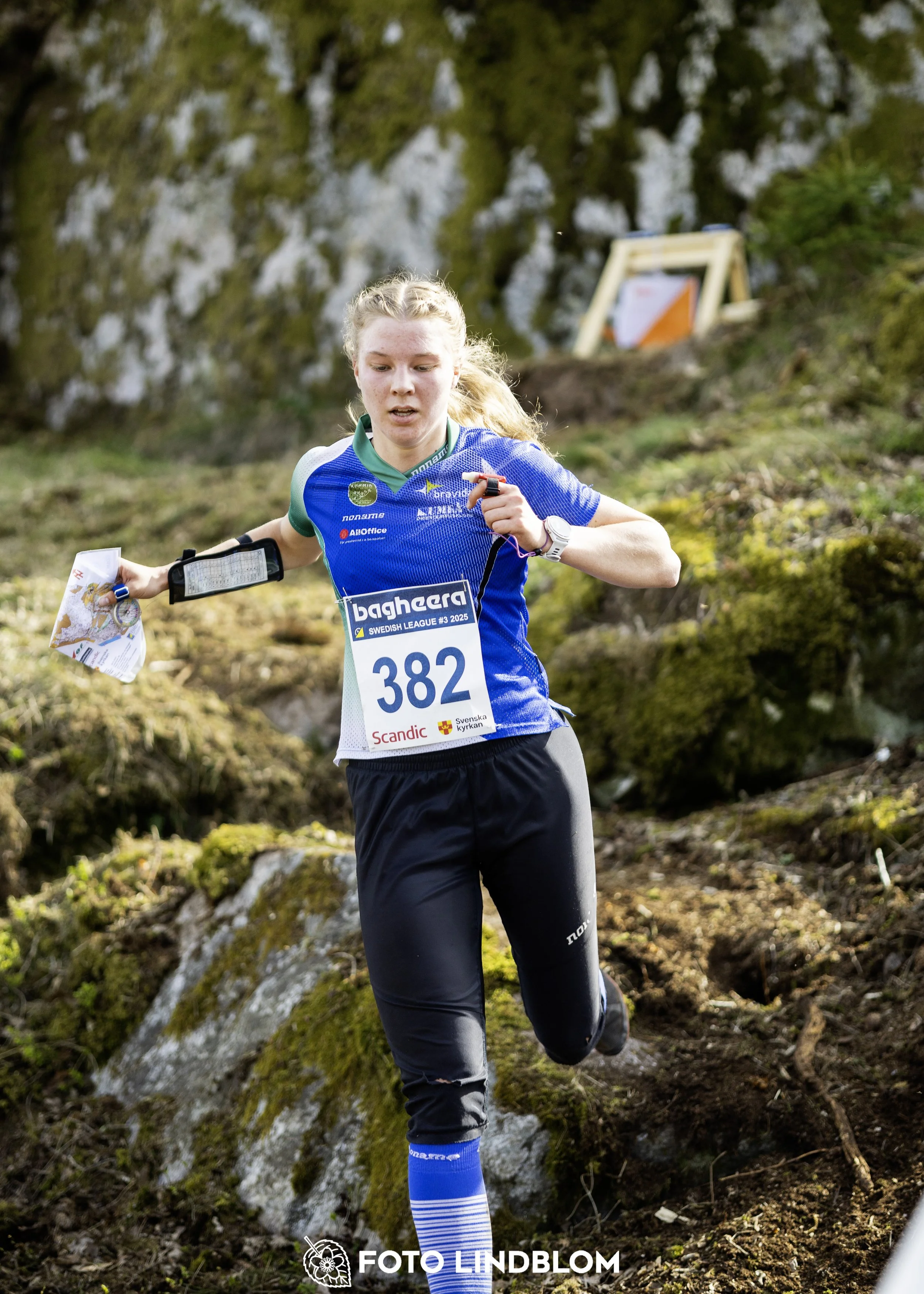 A picture from the third stage of the Swedish League orienteering competition