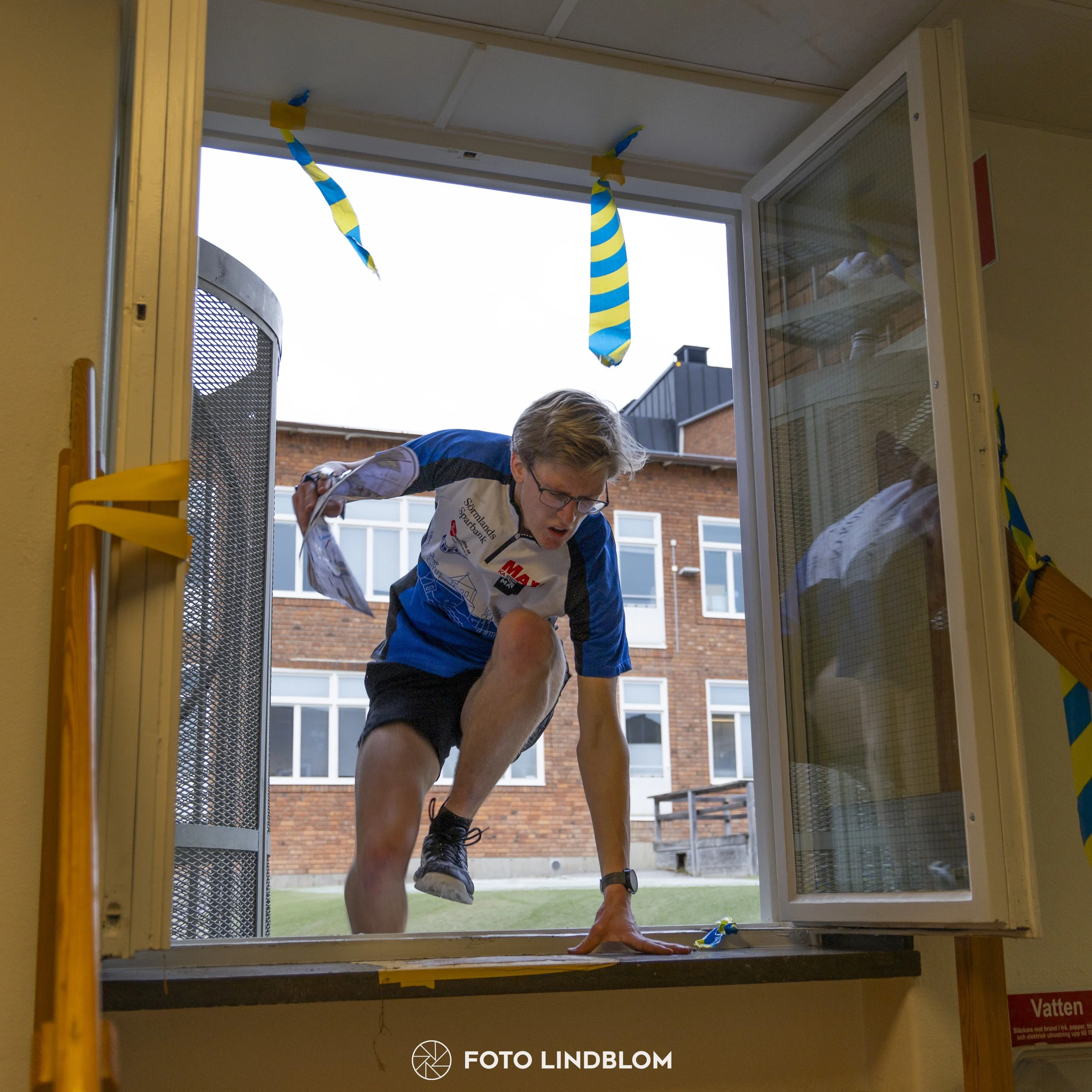 A picture from the orienteering indoor competition "Stockholm Indoor Cup"