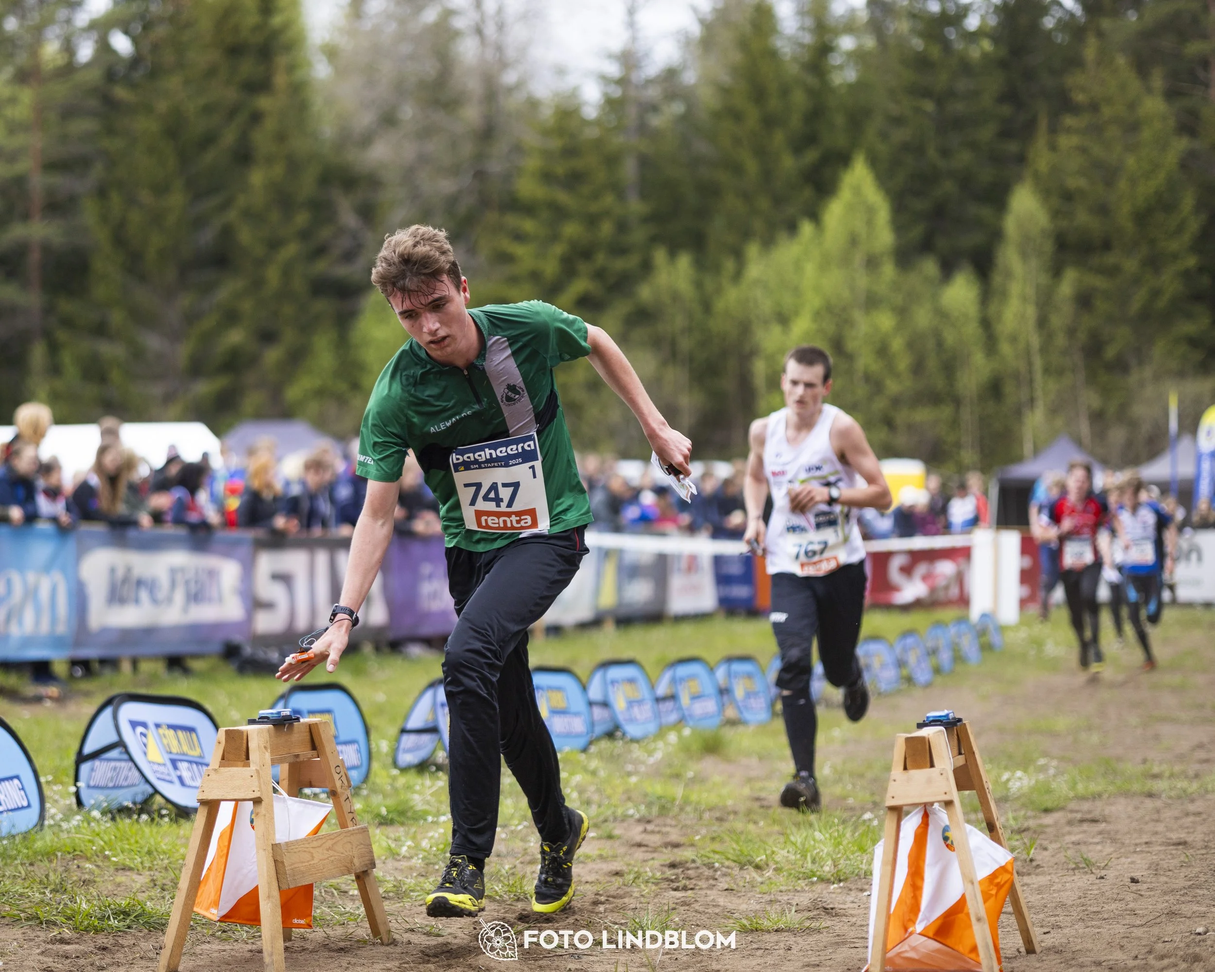 A picture from the Swedish national championship in relay orienteering