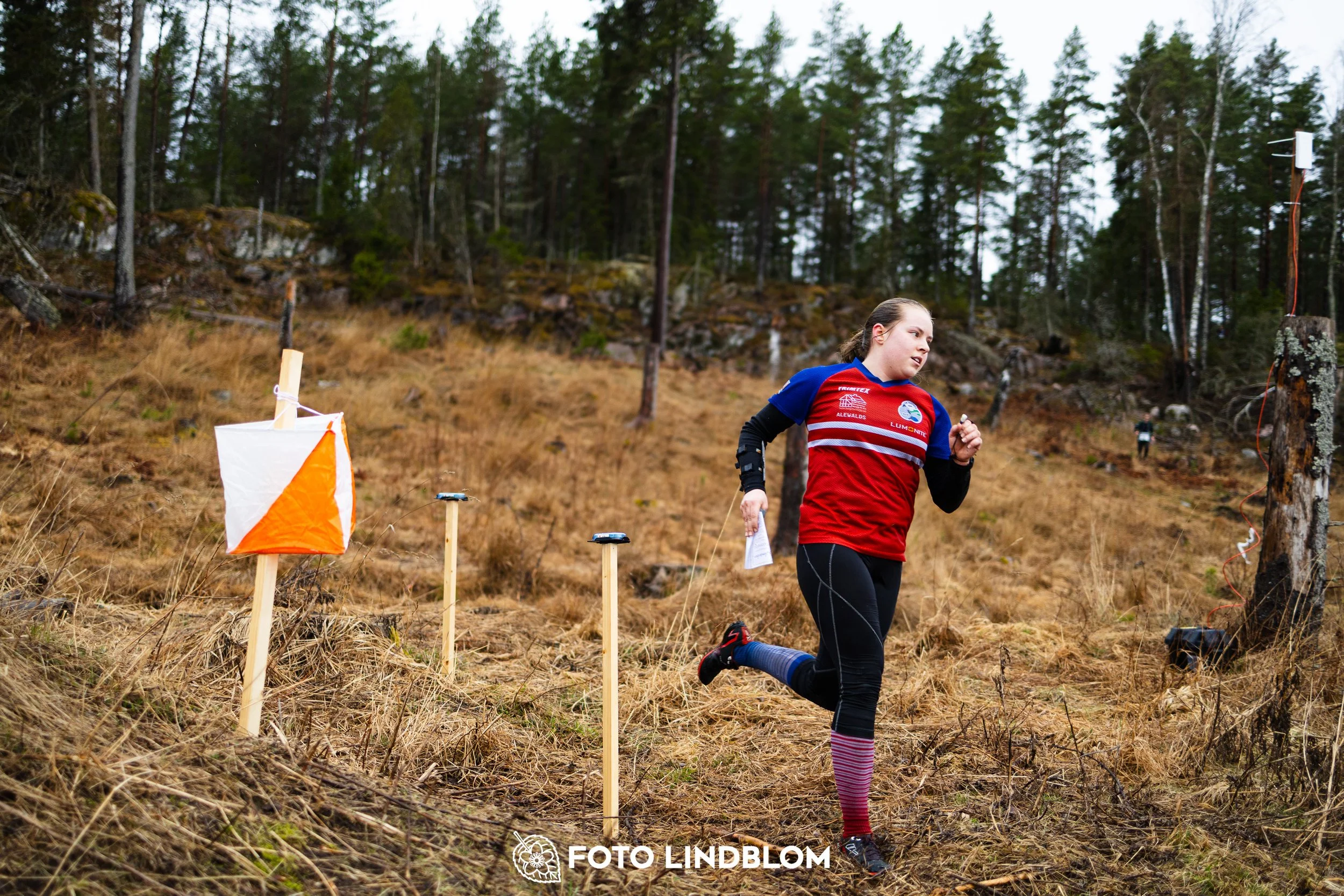 A photo from a middle distance orienteering event in Kolmården during the Swedish League 2026, captured by Foto Lindblom.