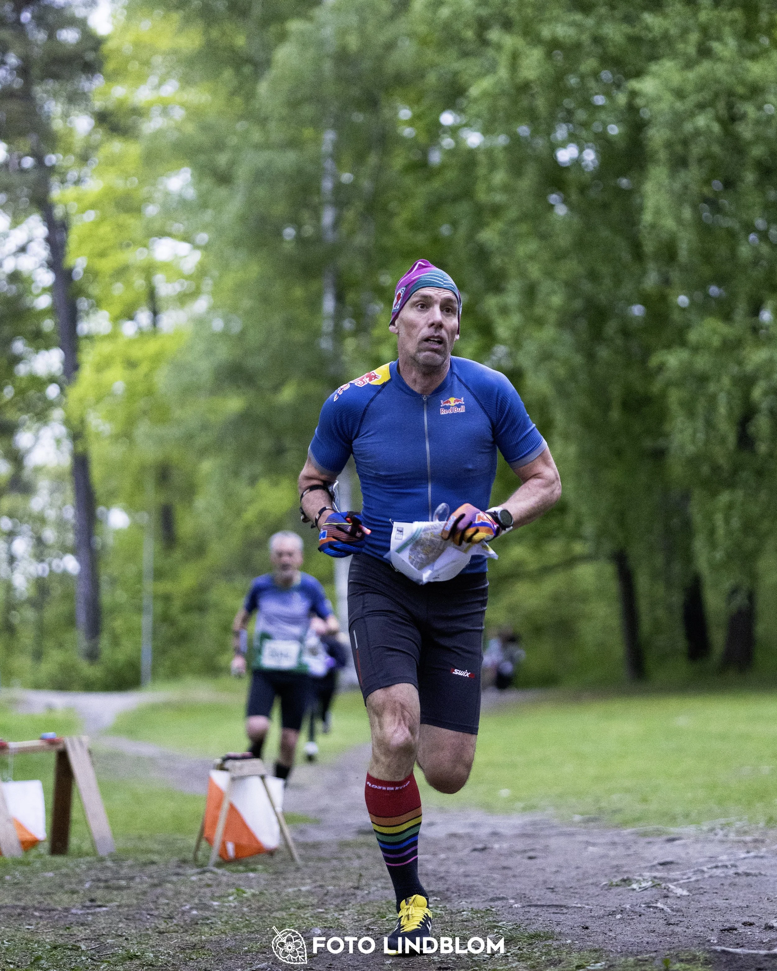 A picture from the secund stage of the Stockholm City Cup sprint orienteering competition