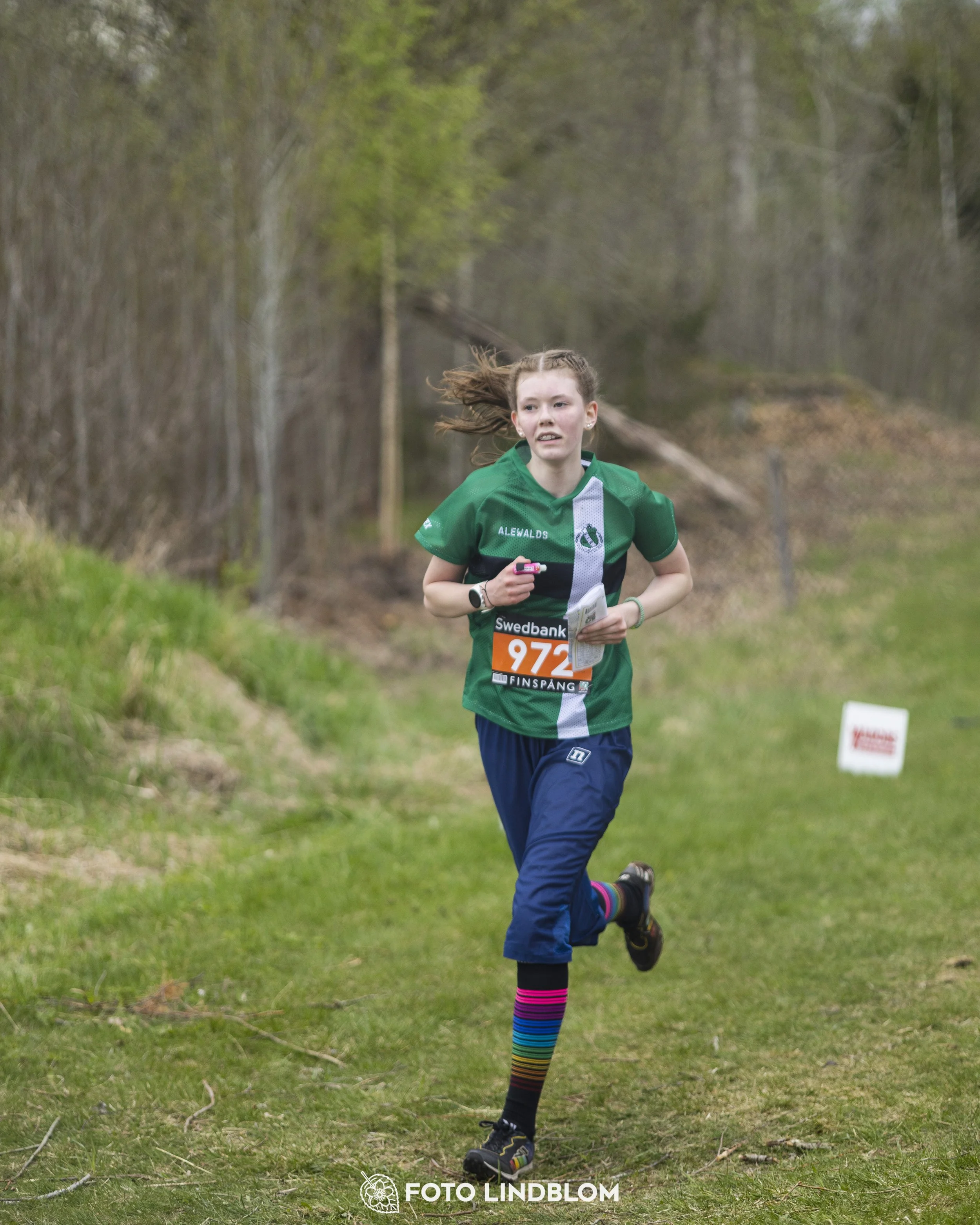 A picture from the youth relay at 10-Mila orienteering competition