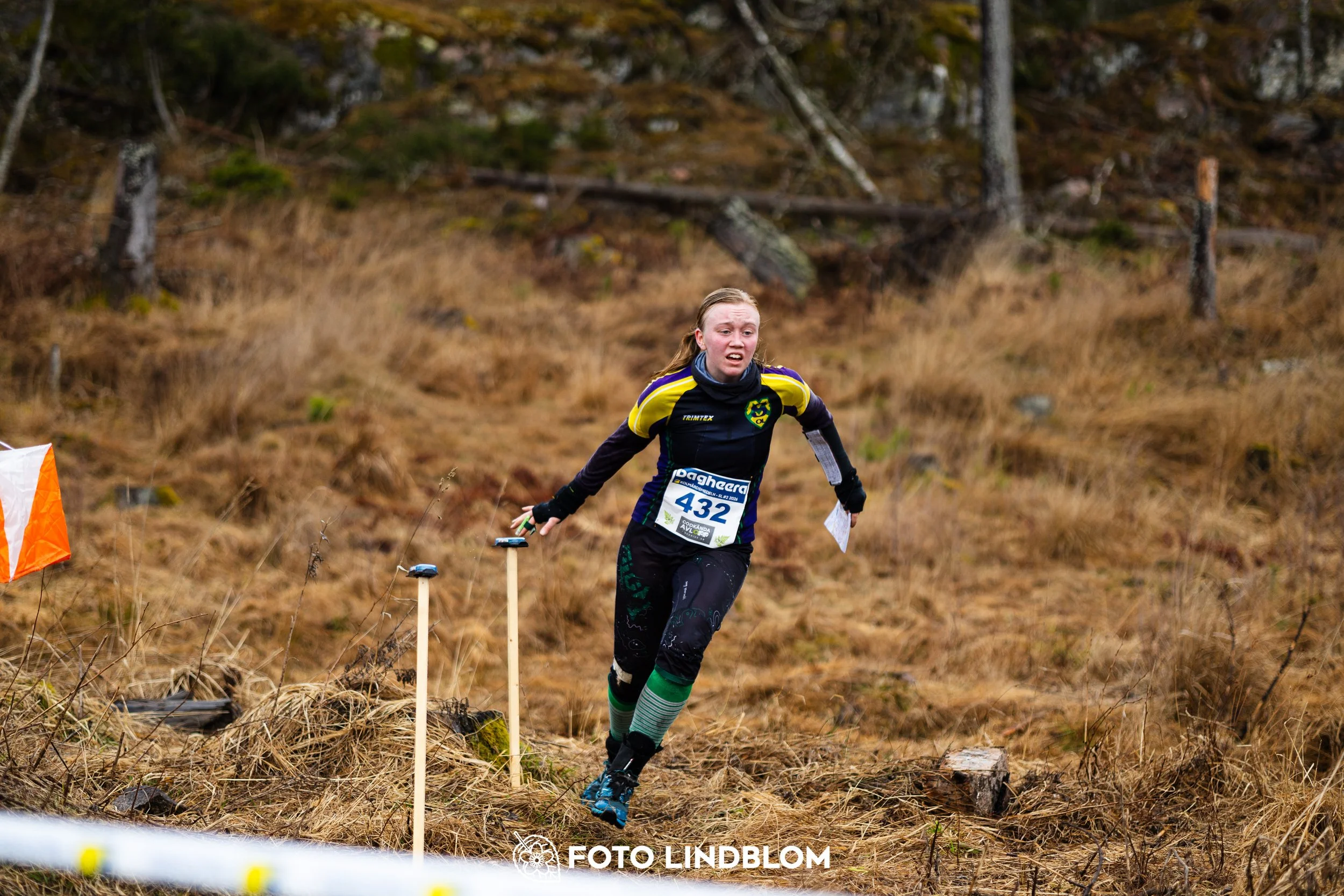 A photo from a middle distance orienteering event in Kolmården during the Swedish League 2026, captured by Foto Lindblom.