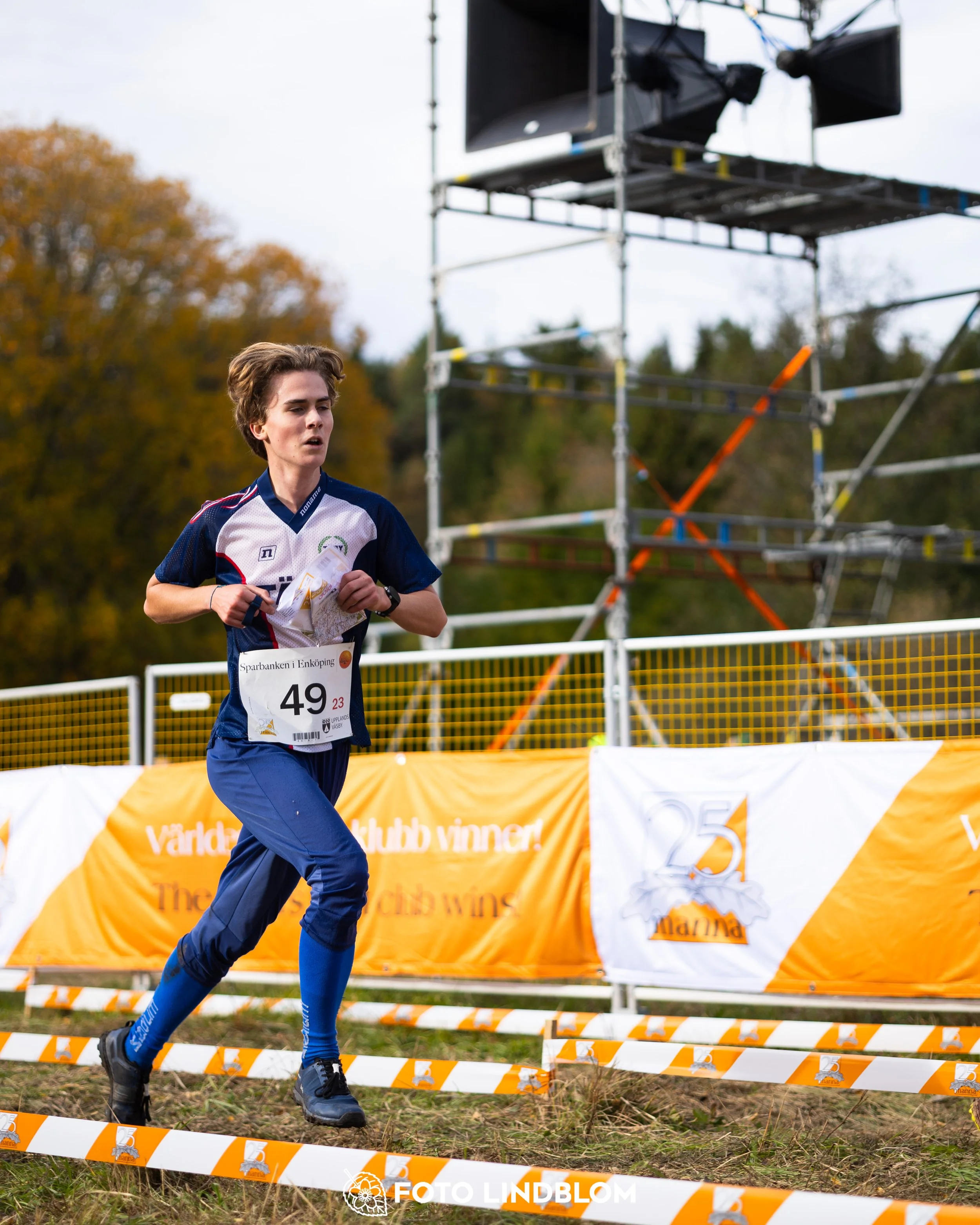 A picture from the 25-Manna orienteering event taken by Foto Lindblom