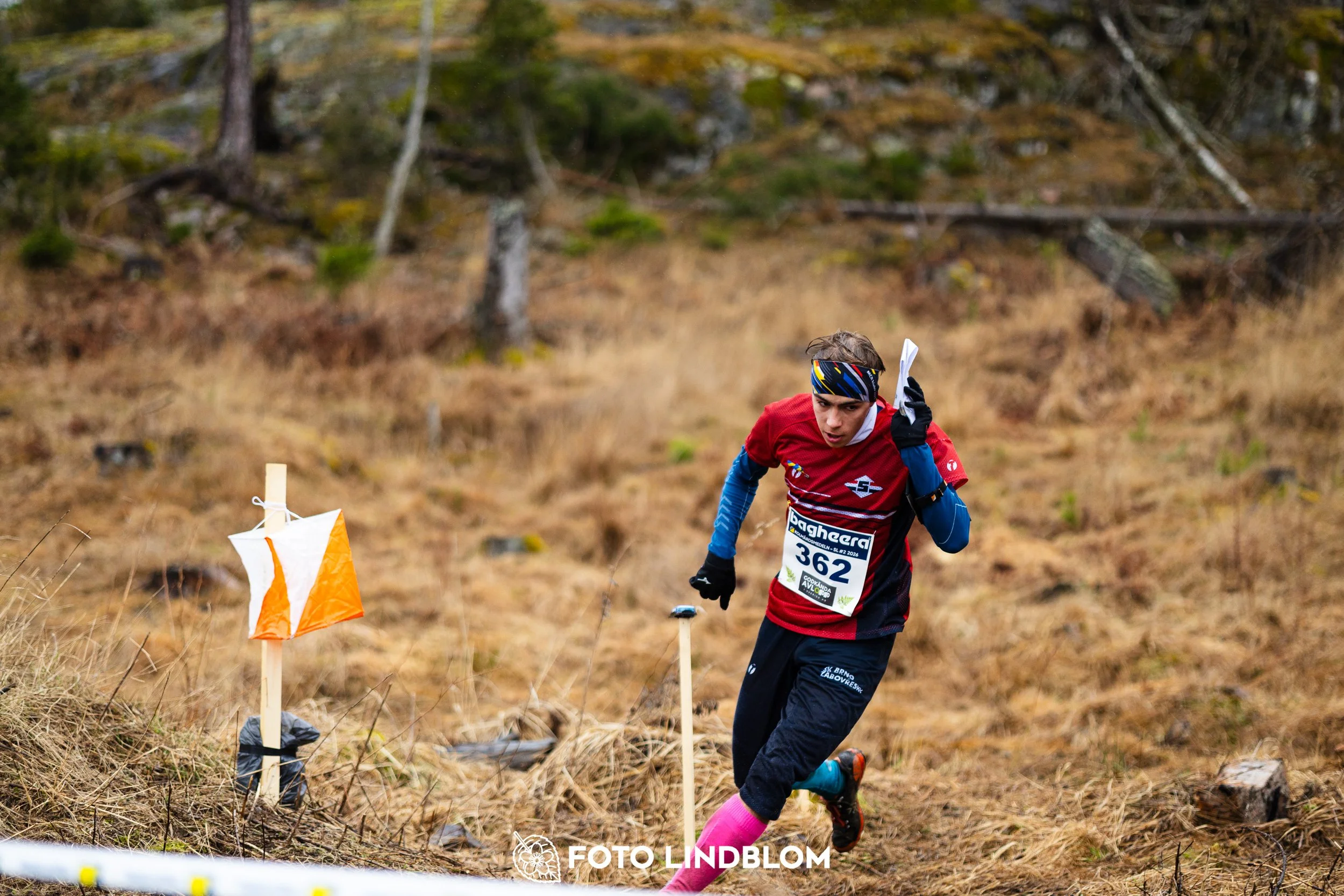 A photo from a middle distance orienteering event in Kolmården during the Swedish League 2026, captured by Foto Lindblom.