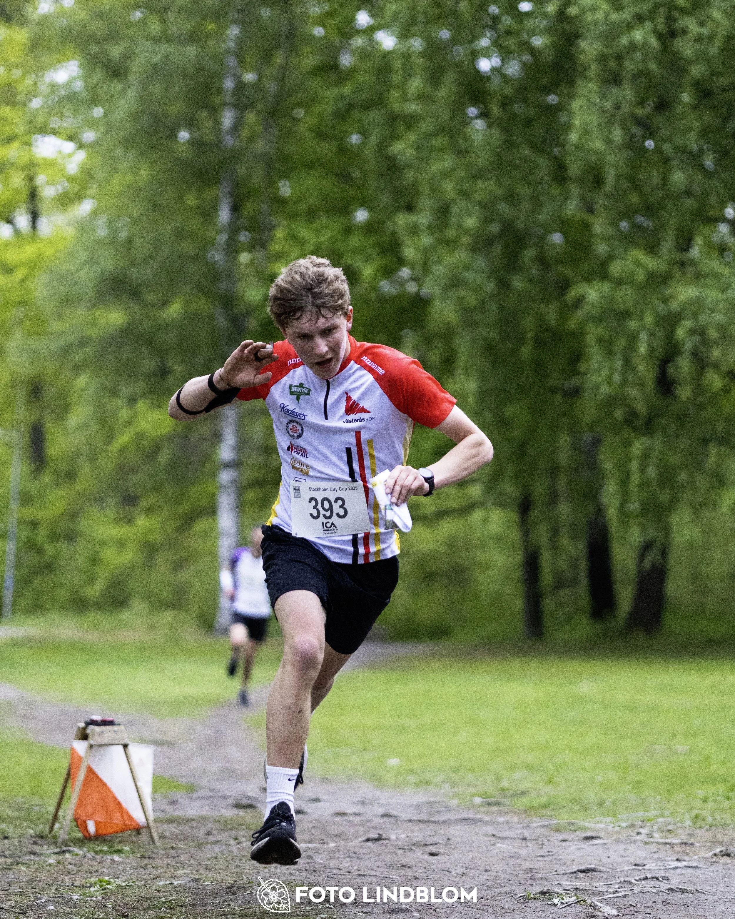 A picture from the secund stage of the Stockholm City Cup sprint orienteering competition
