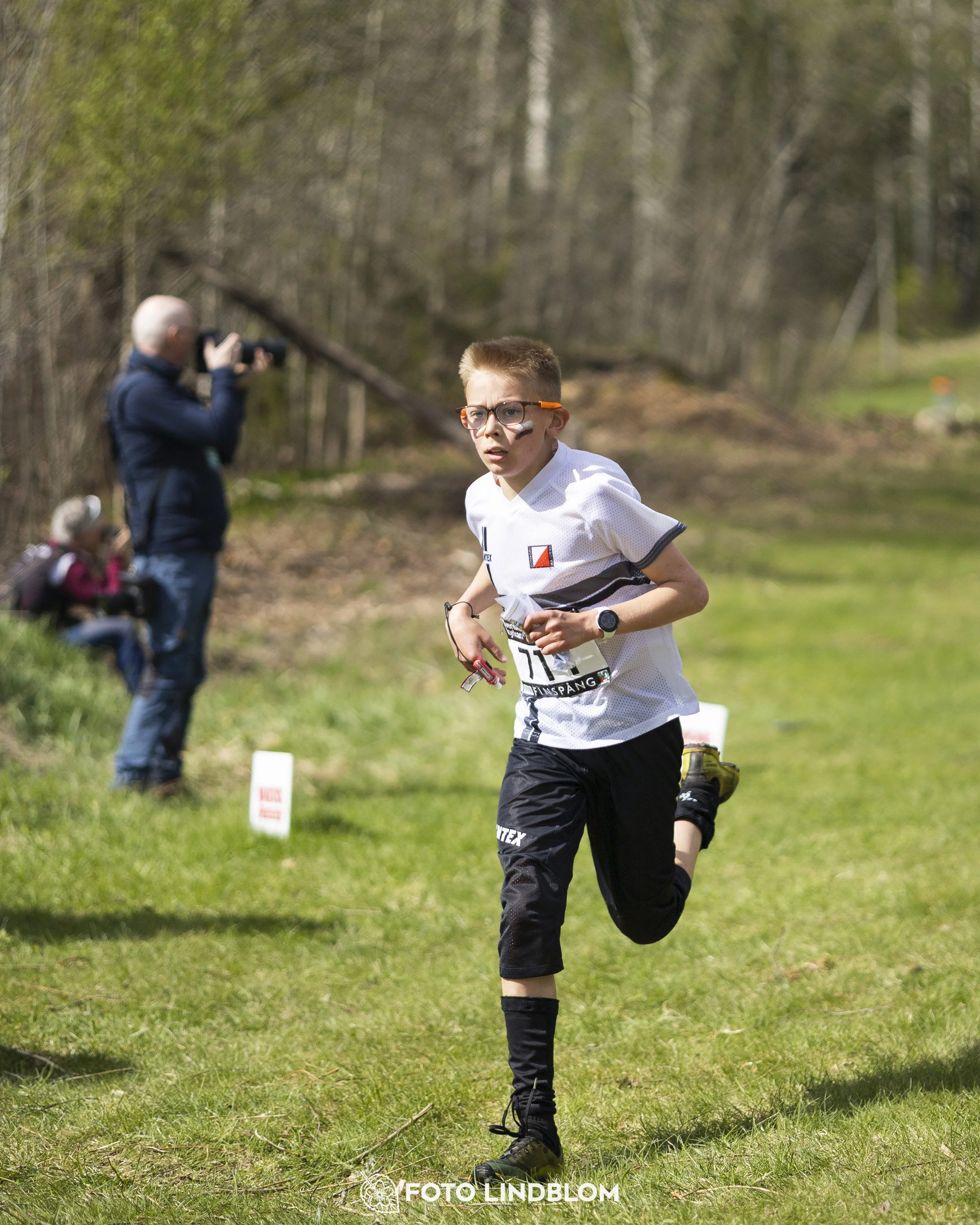 A picture from the youth relay at 10-Mila orienteering competition