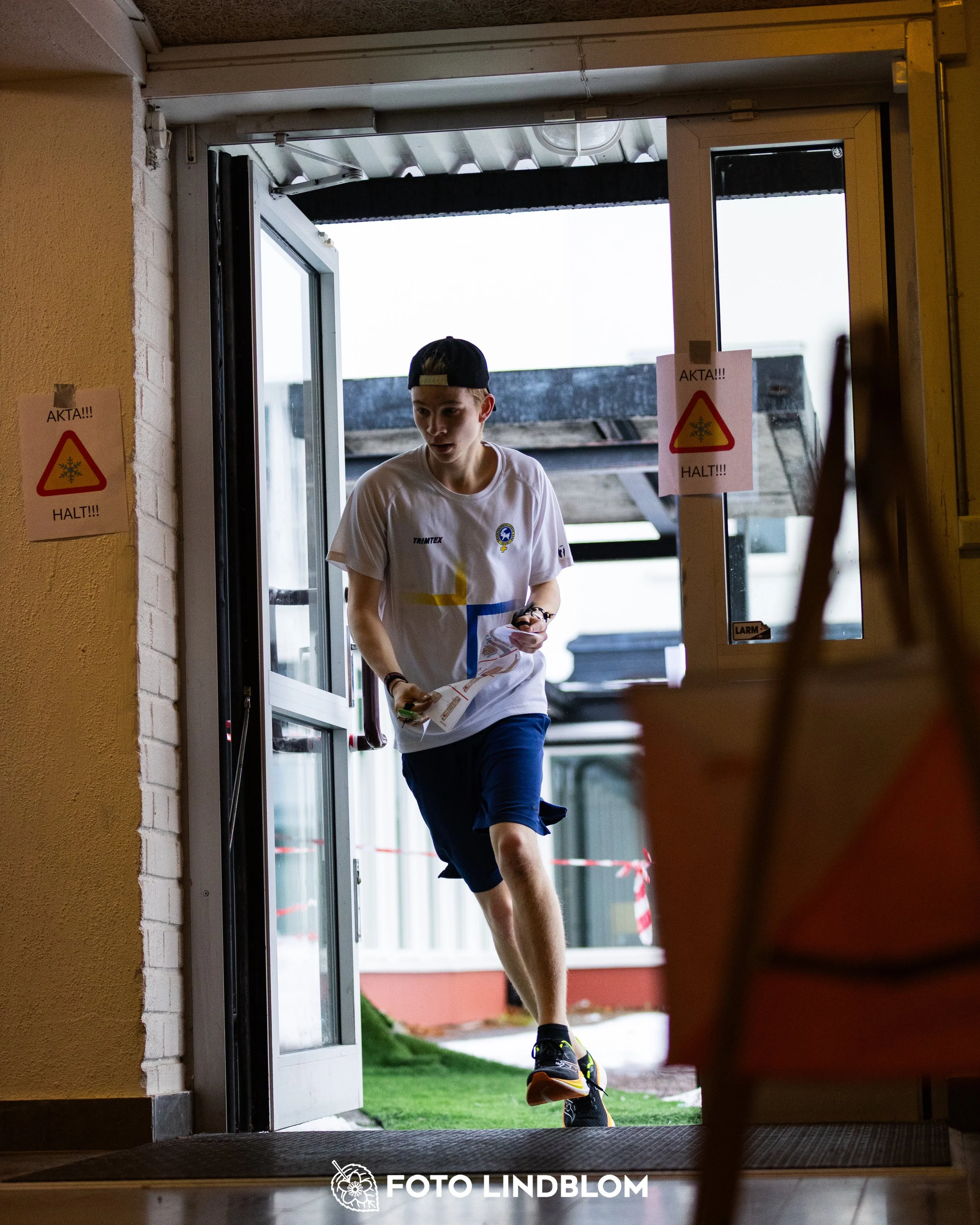 A picture from the indoor orienteering event Viken Indoor taken by Foto Lindblom