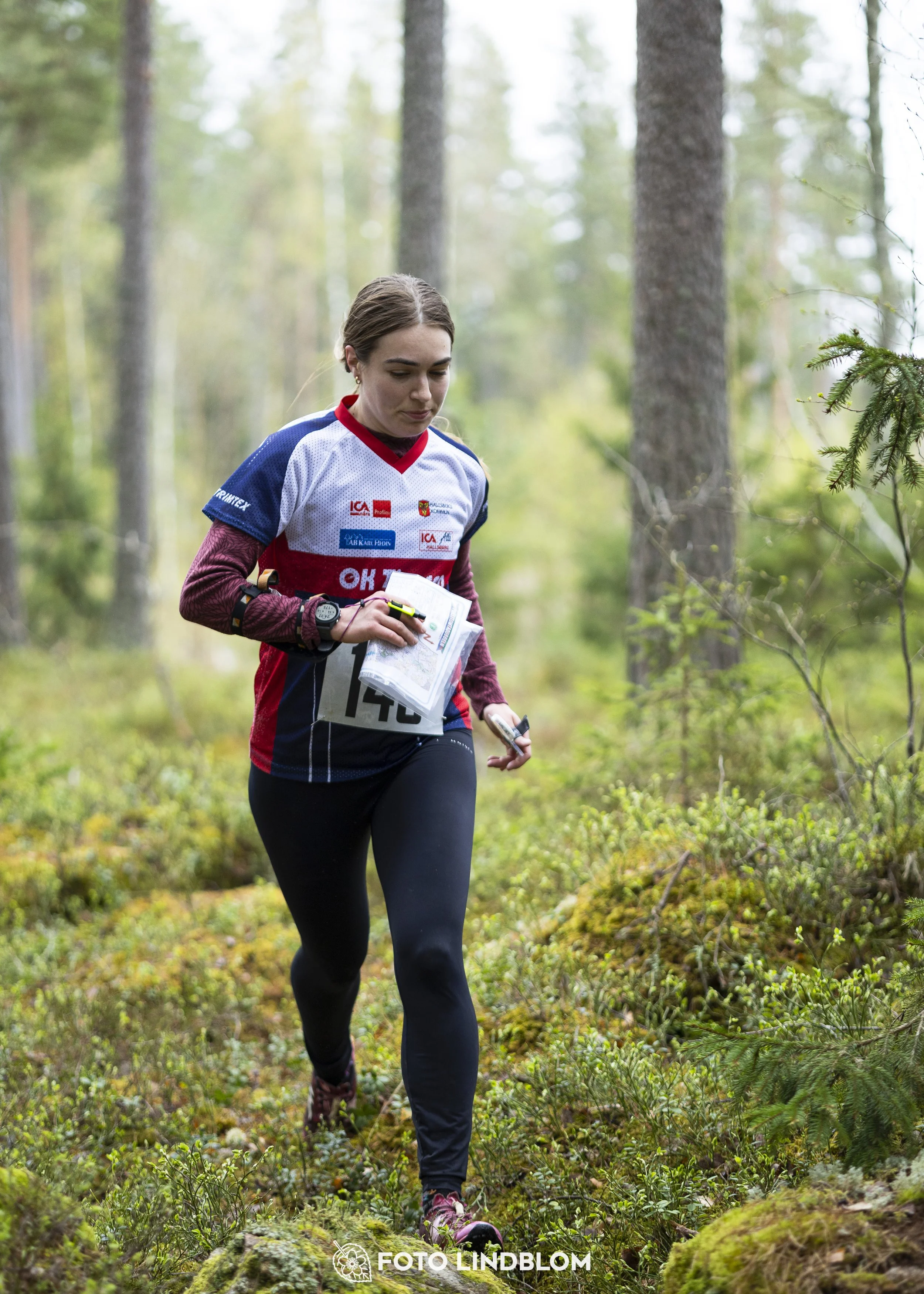 A picture from the orienteering competition "Prästtomtadubbeln"