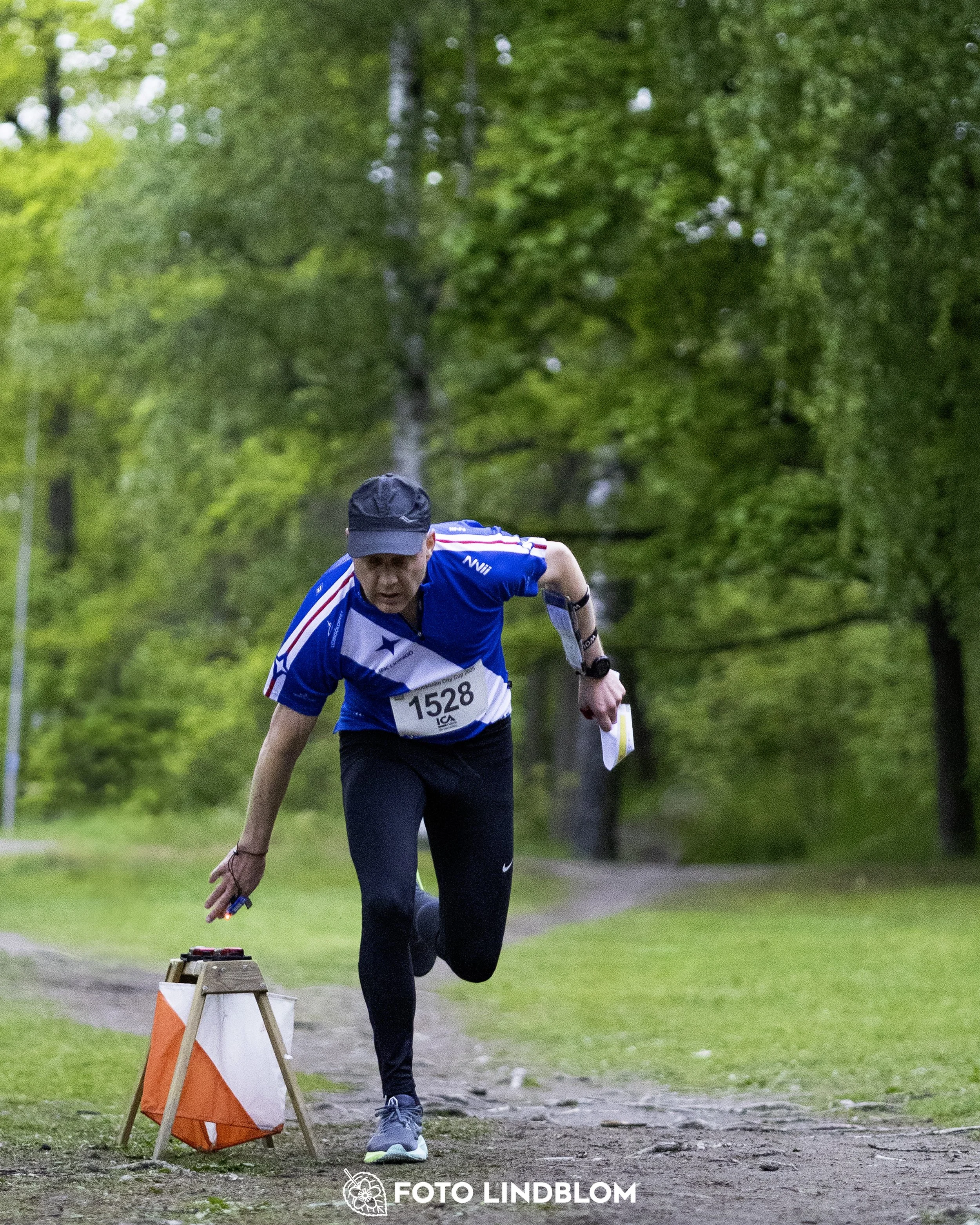 A picture from the secund stage of the Stockholm City Cup sprint orienteering competition