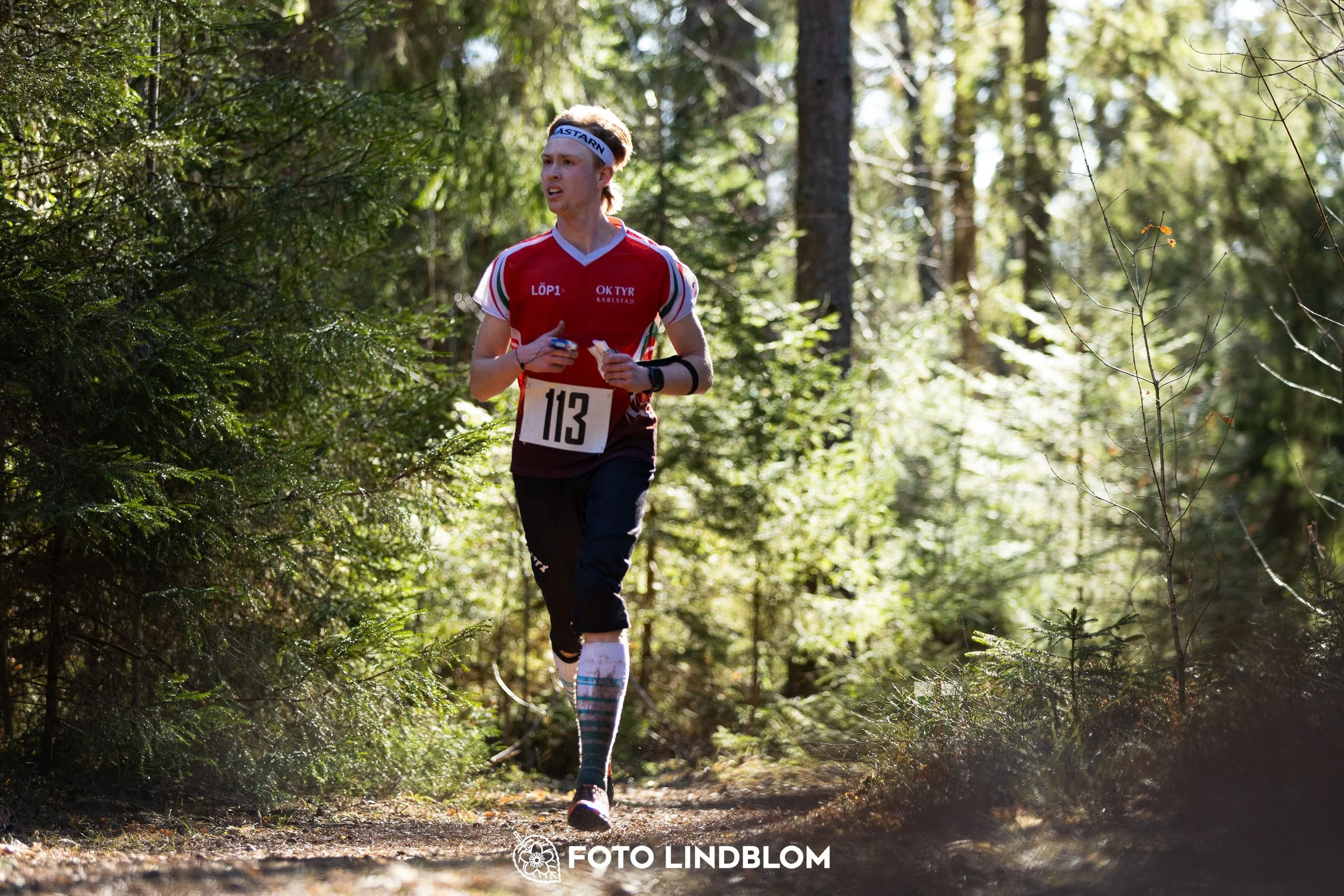 A moment from the 2026 Nyköpingsorienteringen orienteering race in Sweden, captured by Foto Lindblom.