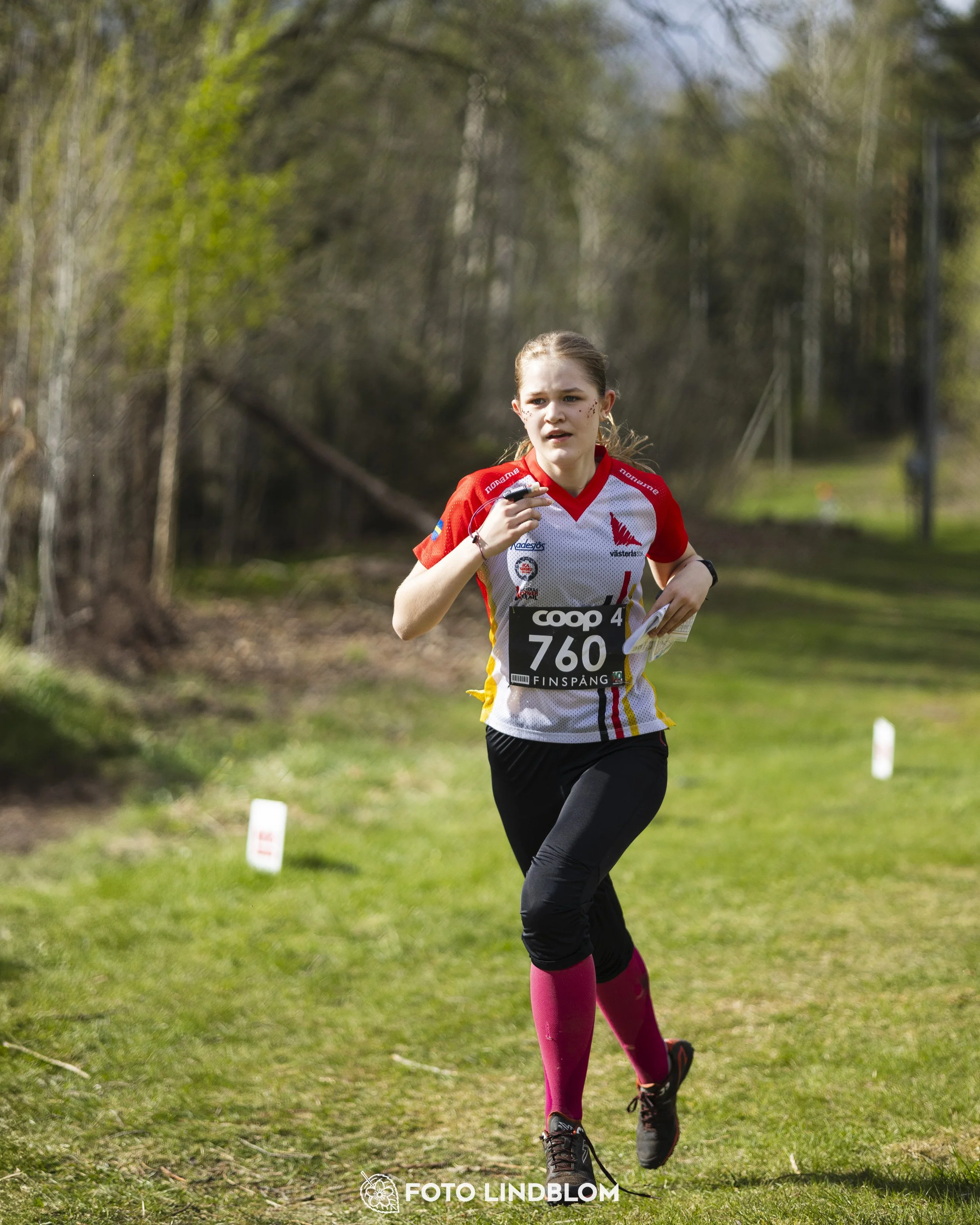 A picture from the youth relay at 10-Mila orienteering competition
