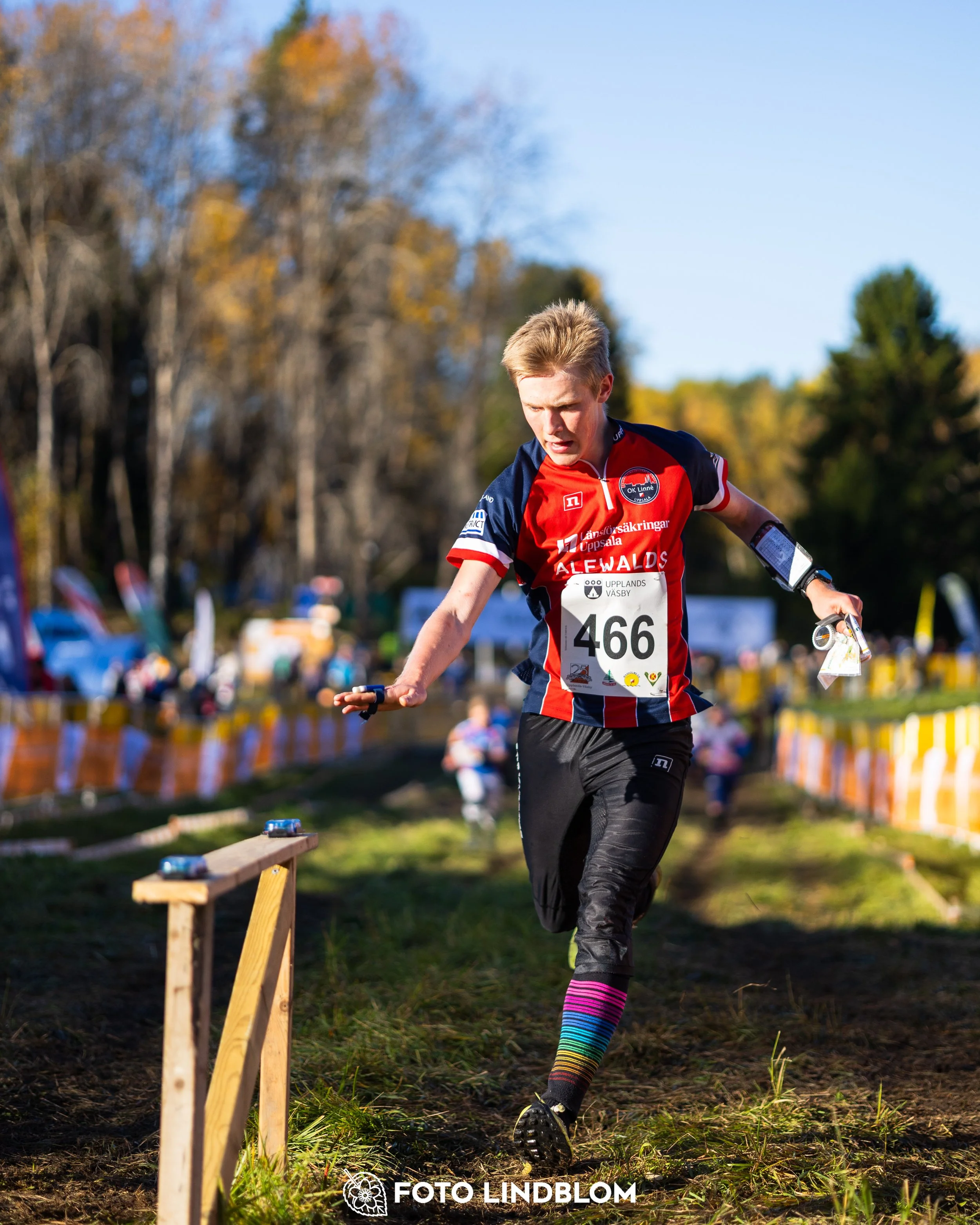 A picture from the 25-Manna orienteering event taken by Foto Lindblom