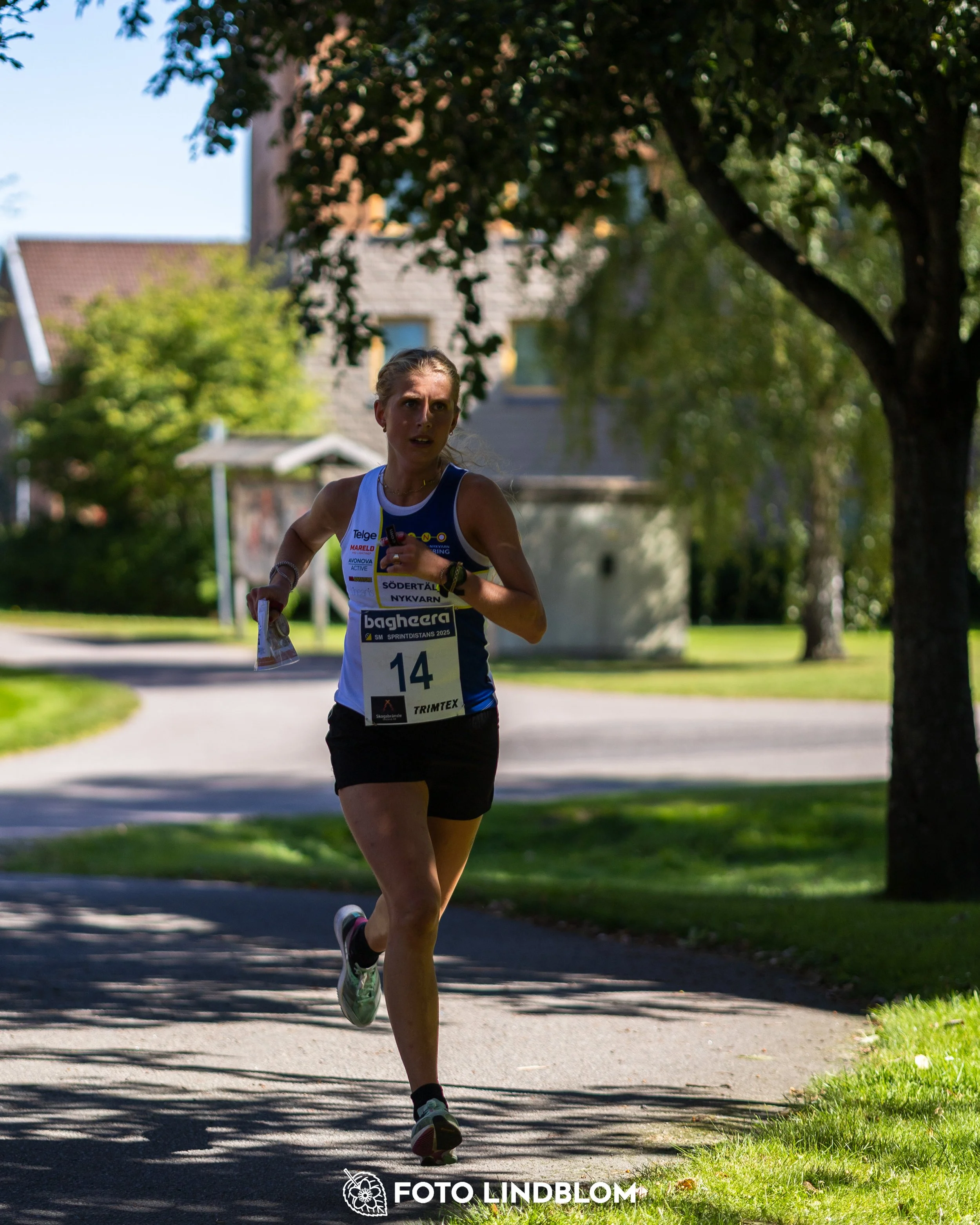 A picture from the Swedish national championship in knock out orienteering  taken by Foto Lindblom