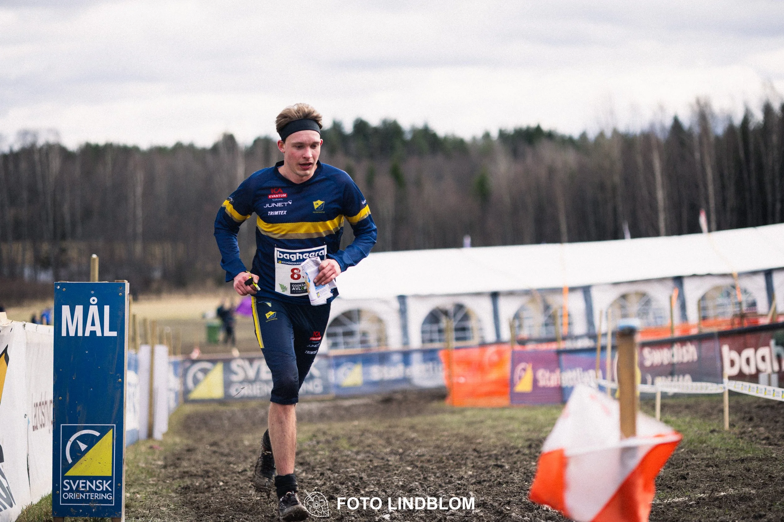 A photo from Kolmårdskavlen during the Swedish relay league 2026, captured by Foto Lindblom.