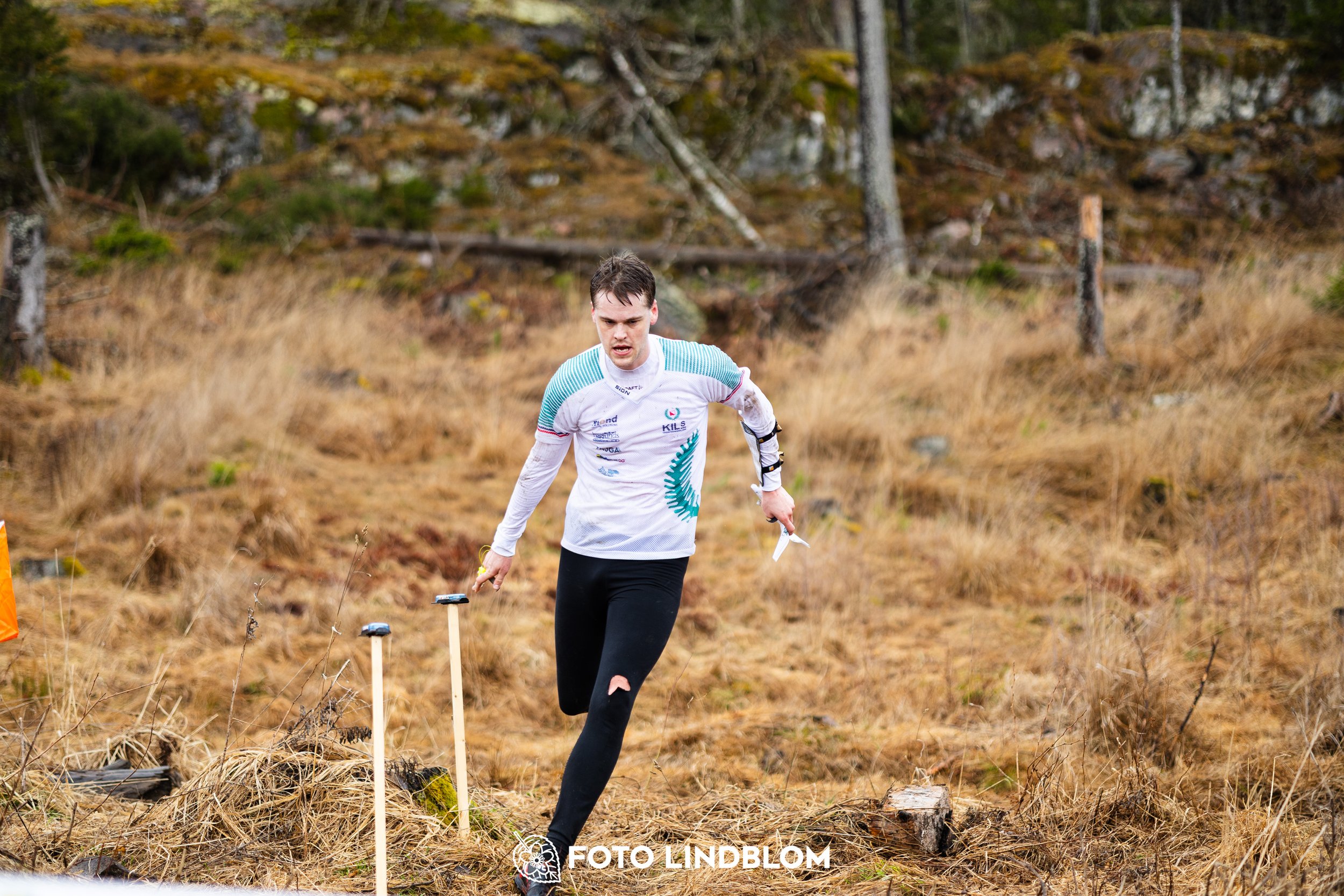 A photo from an orienteering race in Kolmården during the Swedish League spring season 2026, captured by Foto Lindblom.