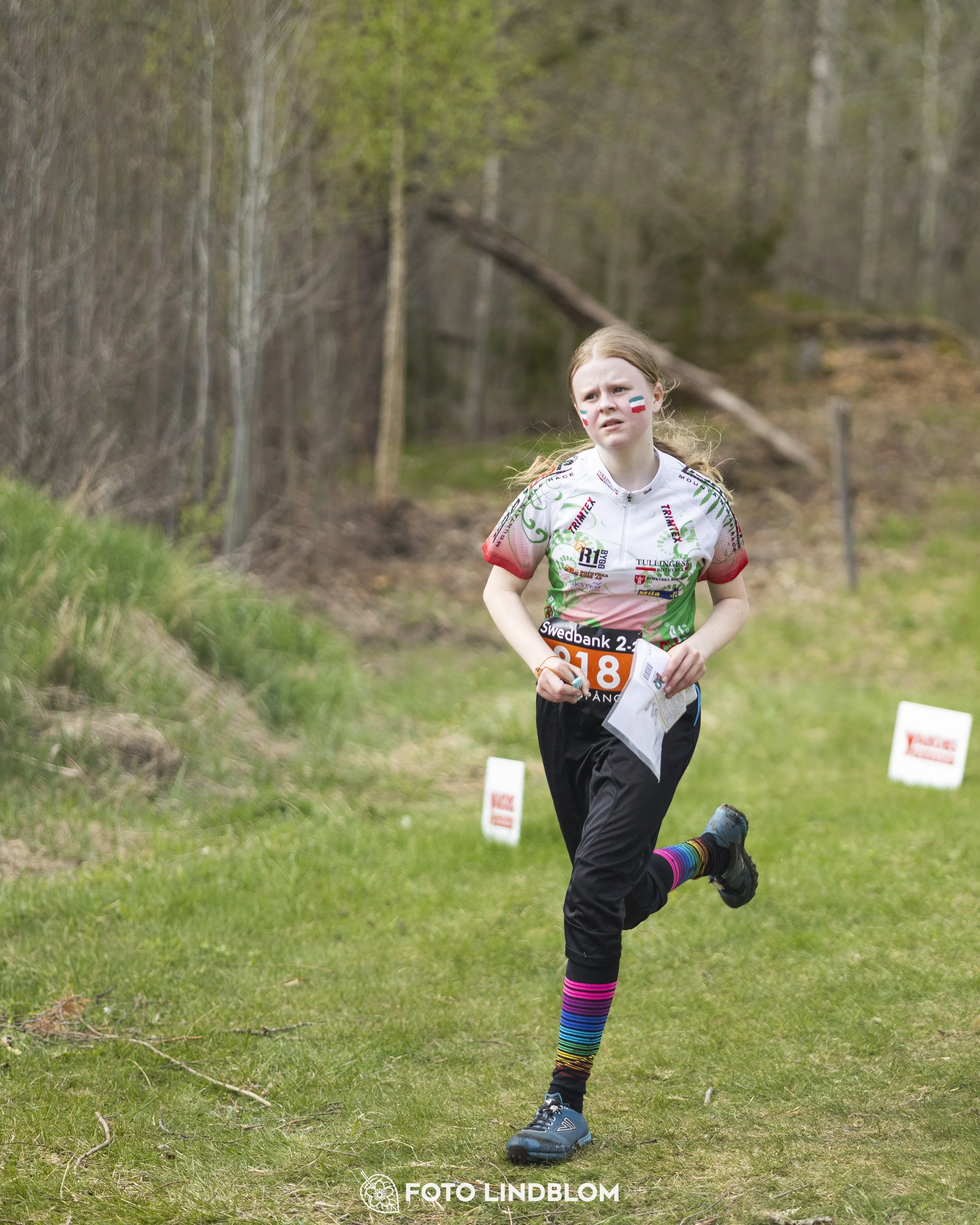 A picture from the youth relay at 10-Mila orienteering competition