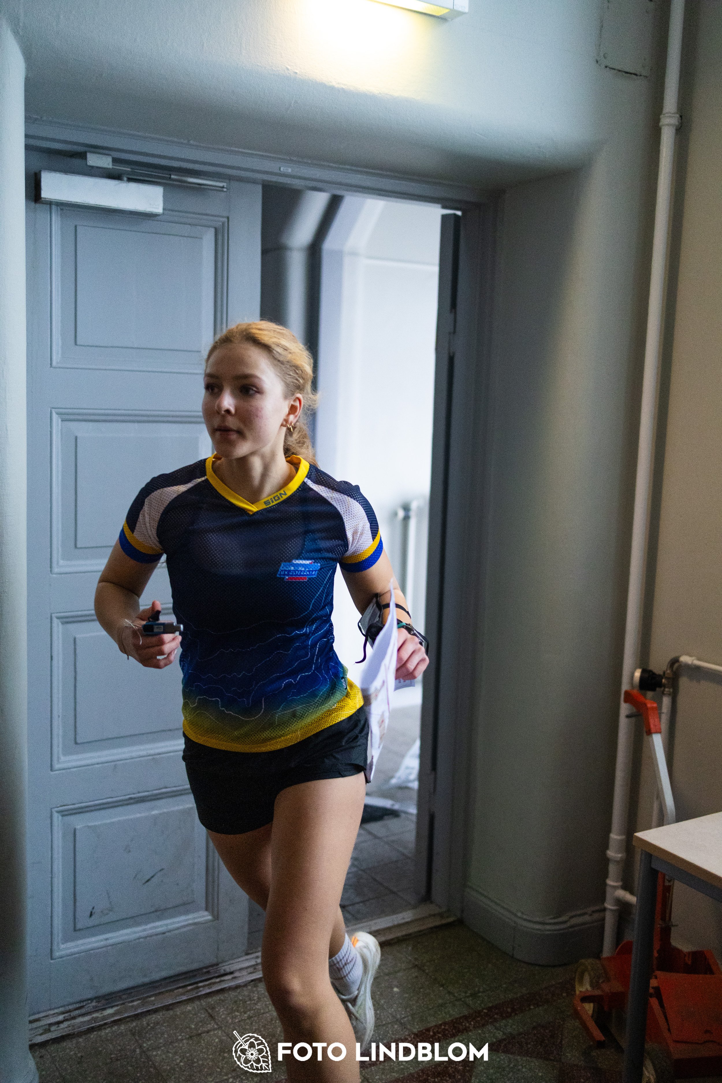 A picture from the indoor orienteering event Viken Indoor taken by Foto Lindblom