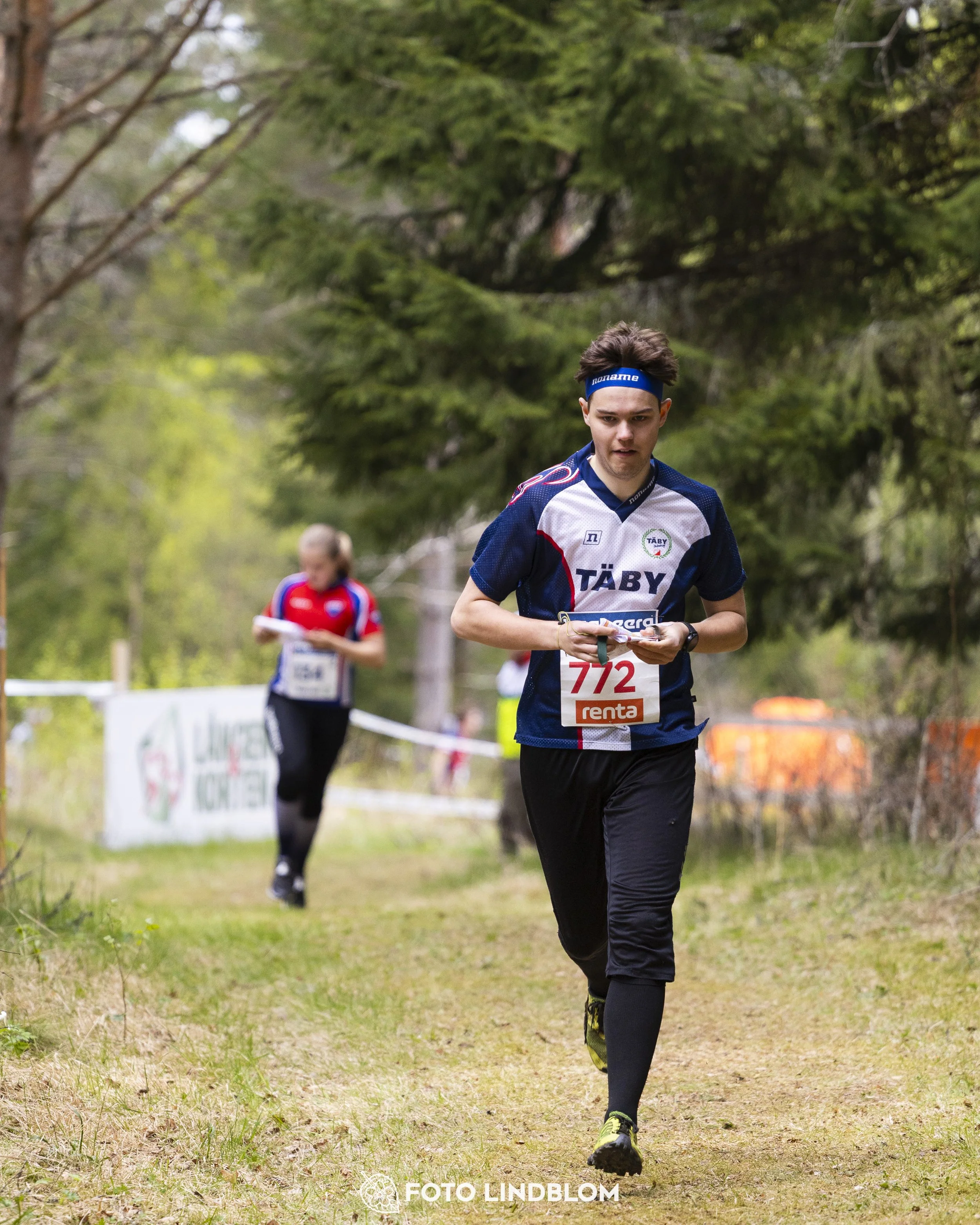 A picture from the Swedish national championship in relay orienteering