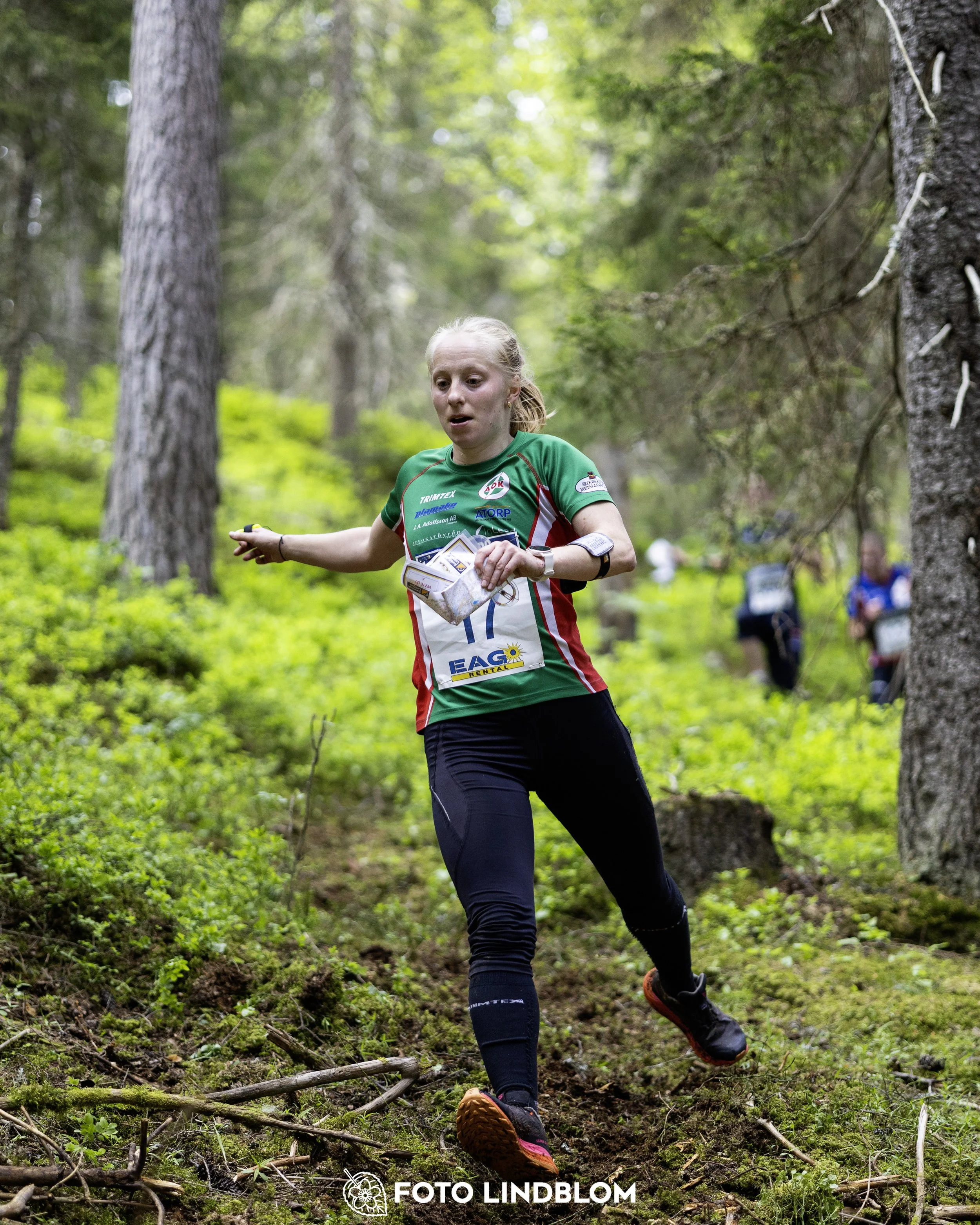 A picture from the seventh stage of the Swedish League orienteering competition