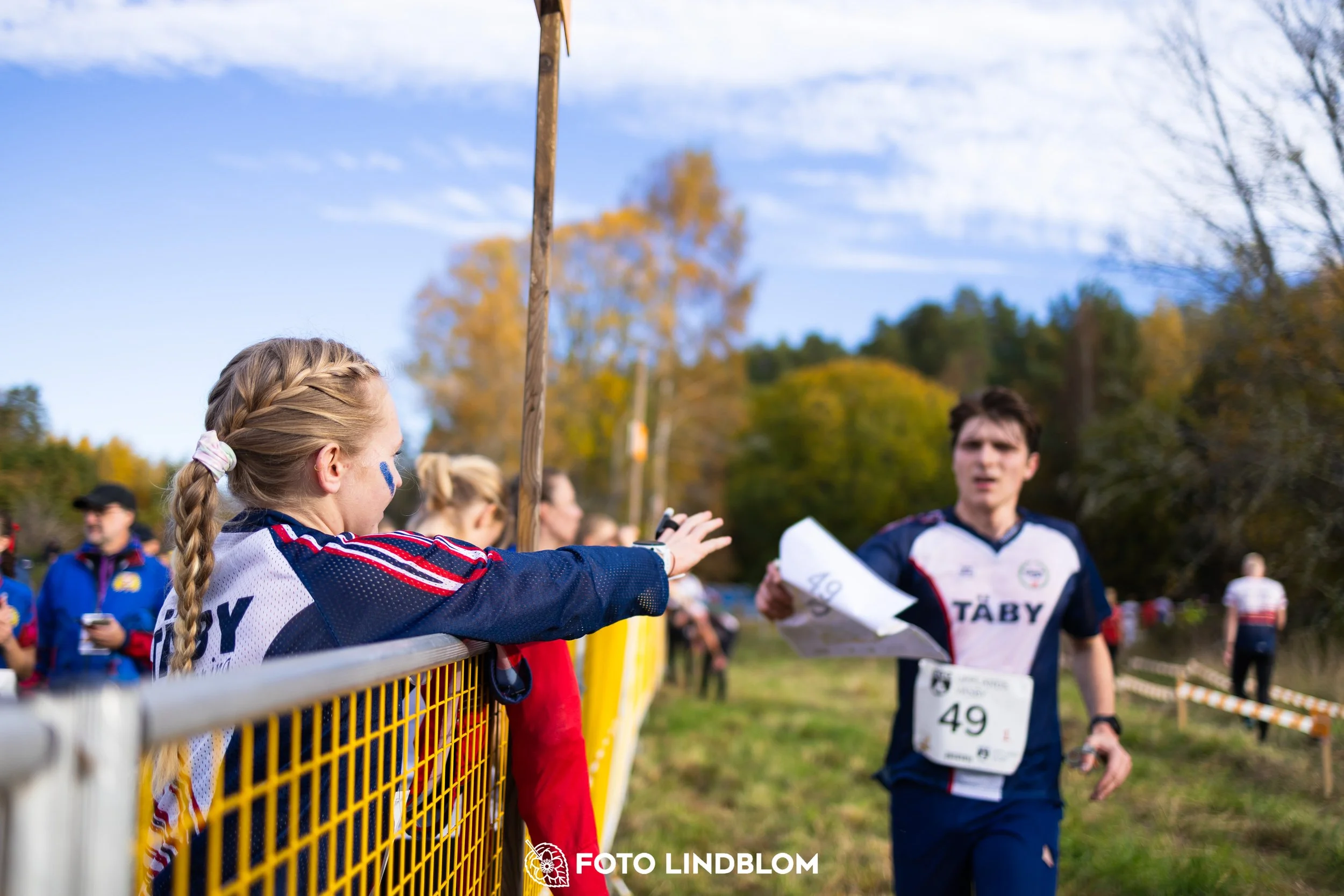 A picture from the 25-Manna orienteering event taken by Foto Lindblom