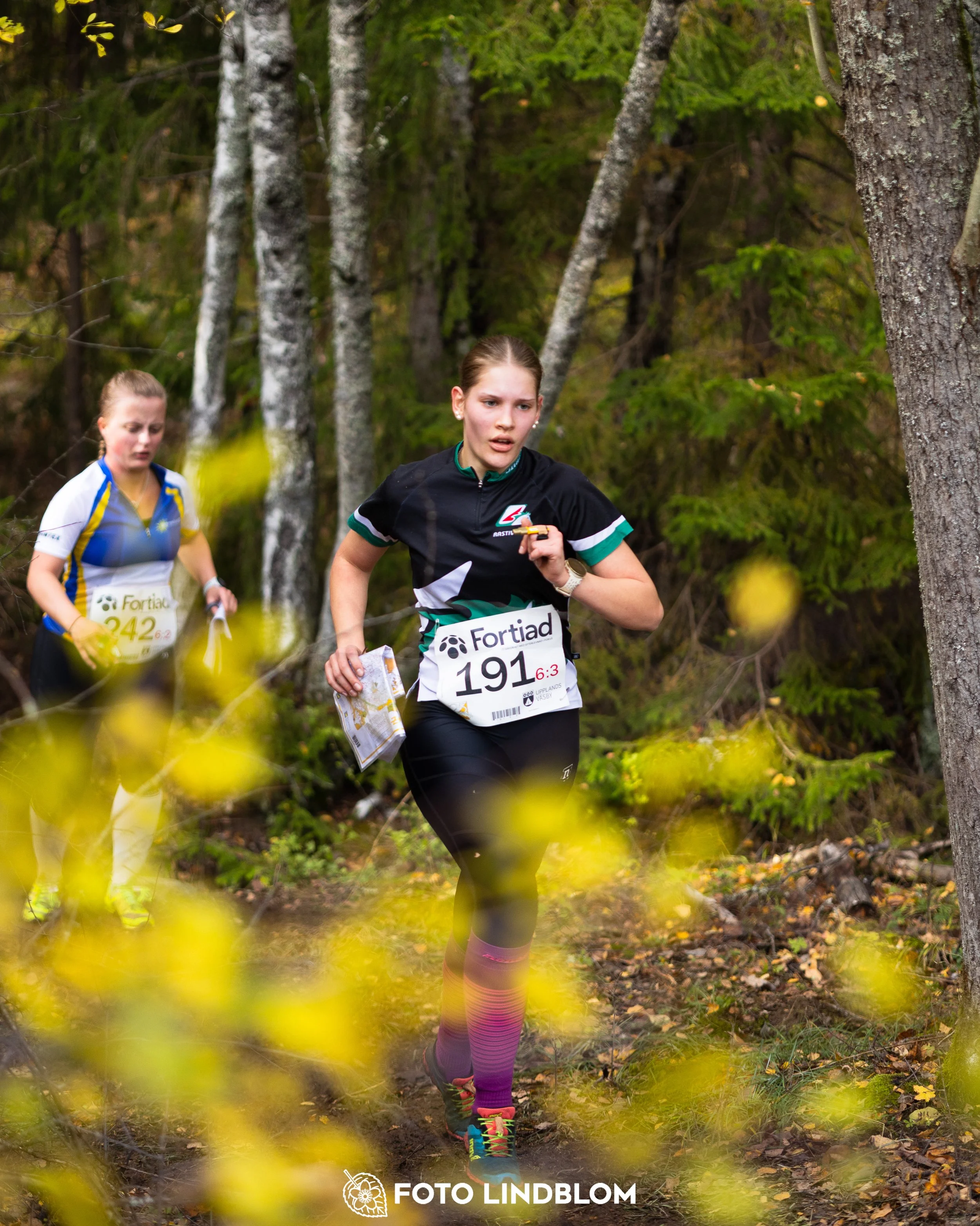 A picture from the 25-Manna orienteering event taken by Foto Lindblom