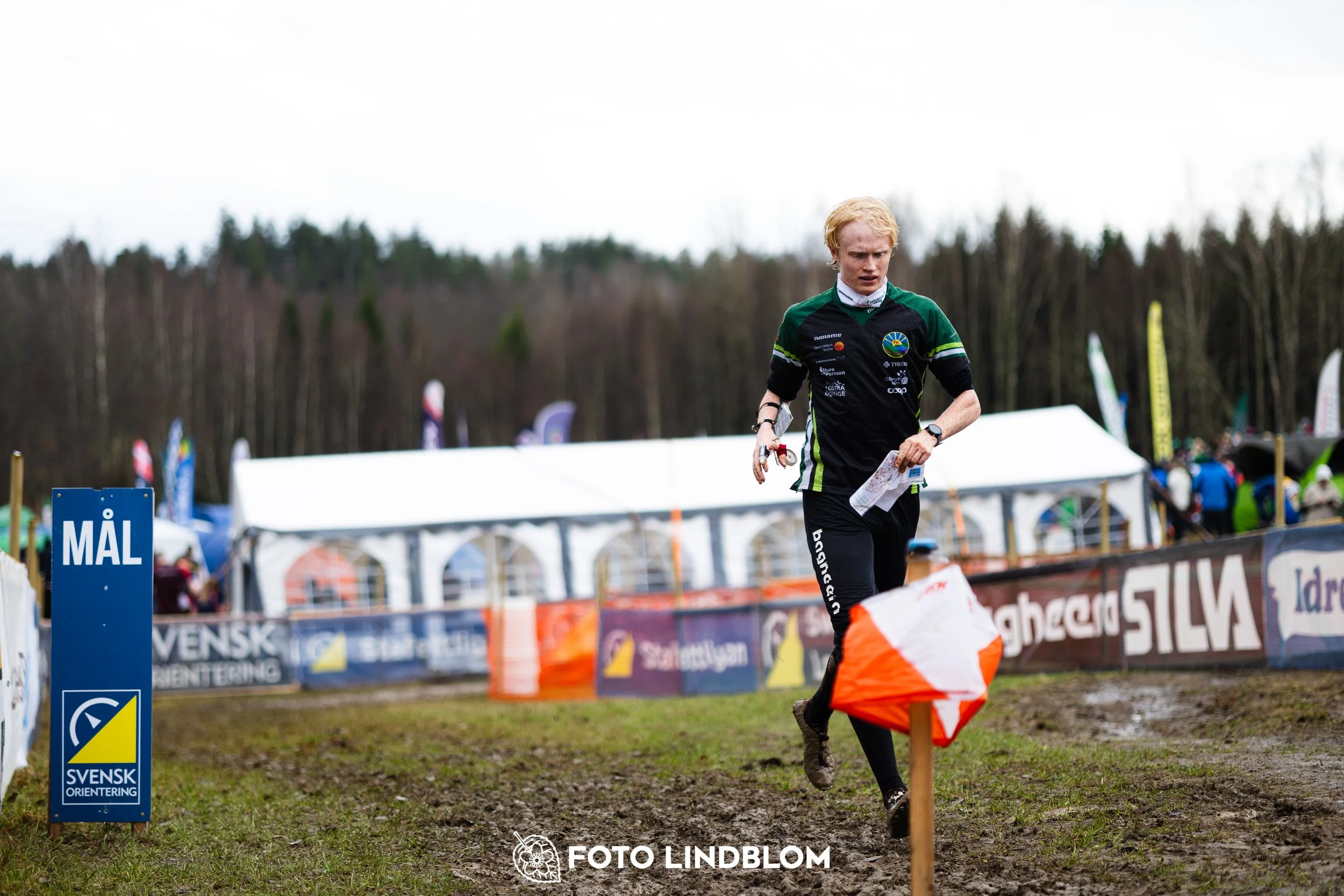 A photo from a middle distance orienteering event in Kolmården during the Swedish League 2026, captured by Foto Lindblom.