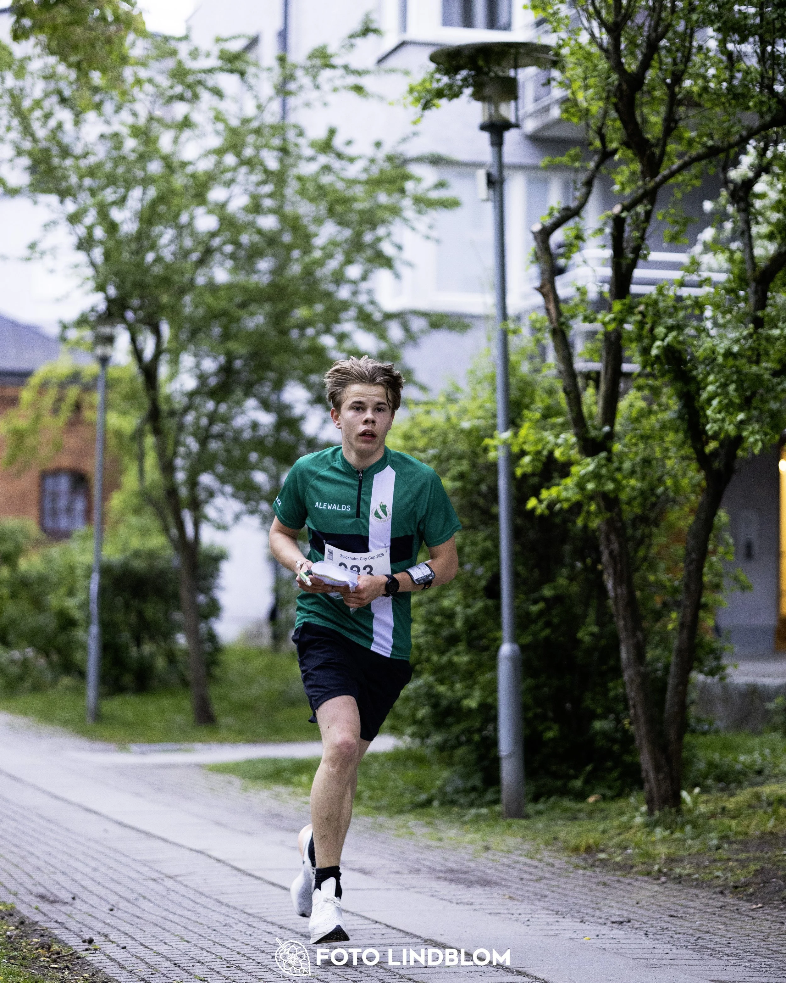 A picture from the secund stage of the Stockholm City Cup sprint orienteering competition