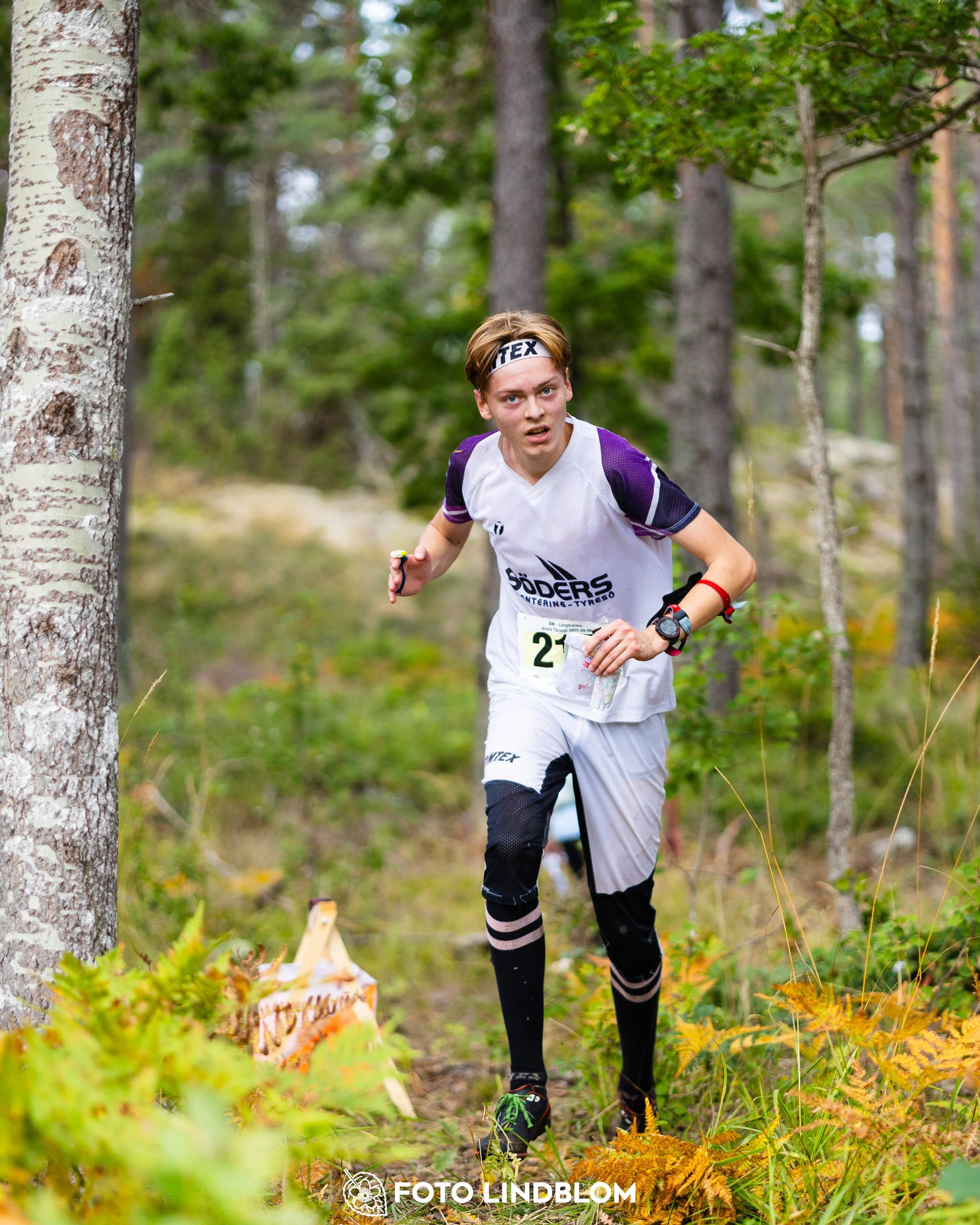 A picture from the Stockholm district championship in middle distance orienteering taken by Foto Lindblom