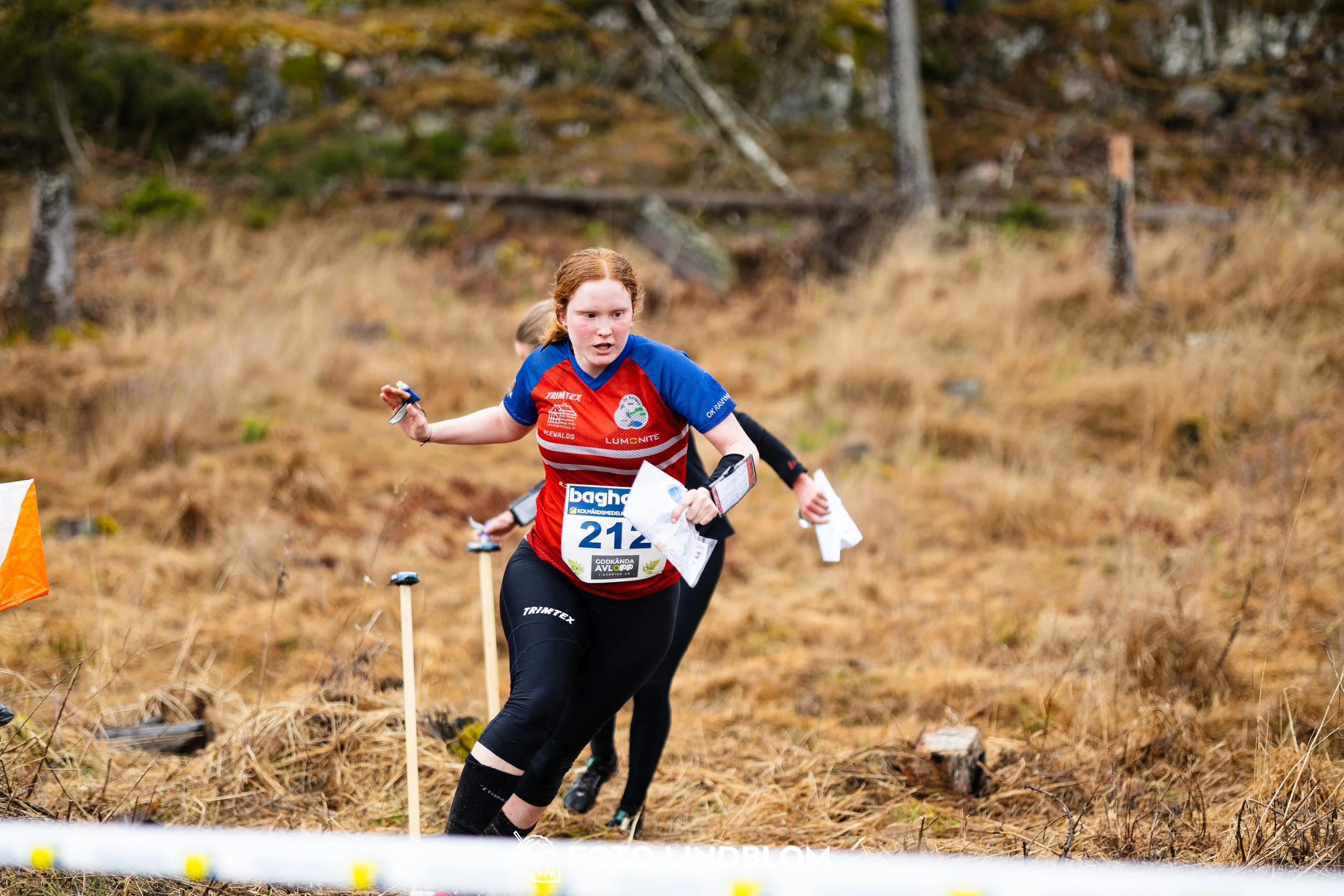A photo from the Swedish League orienteering competition in Kolmården spring 2026, captured by Foto Lindblom.