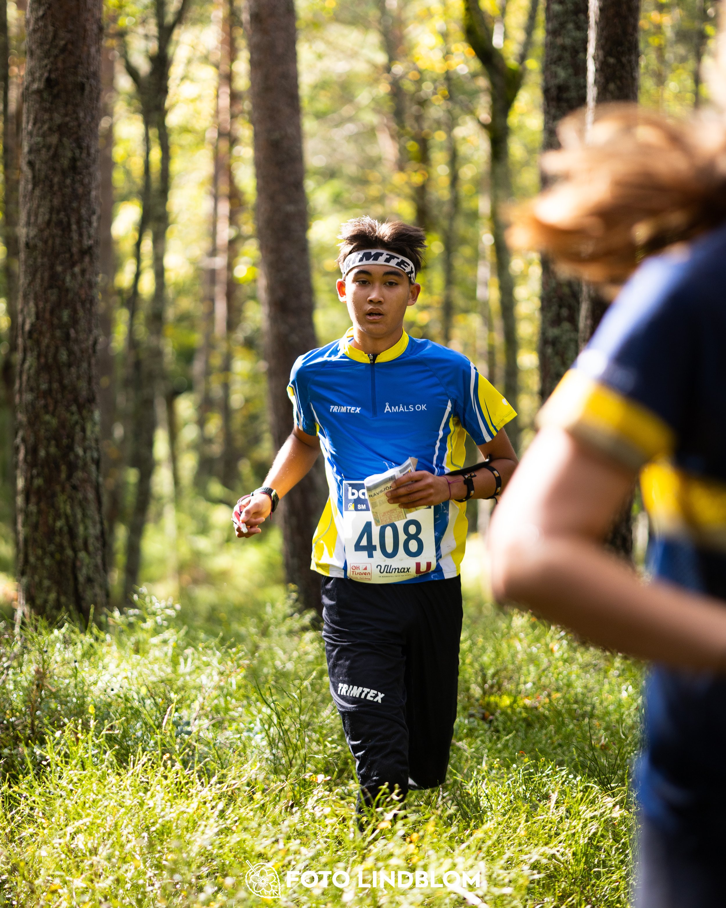 A picture from the Swedish national championship in long distance orienteering and Swedish league race taken by Foto Lindblom