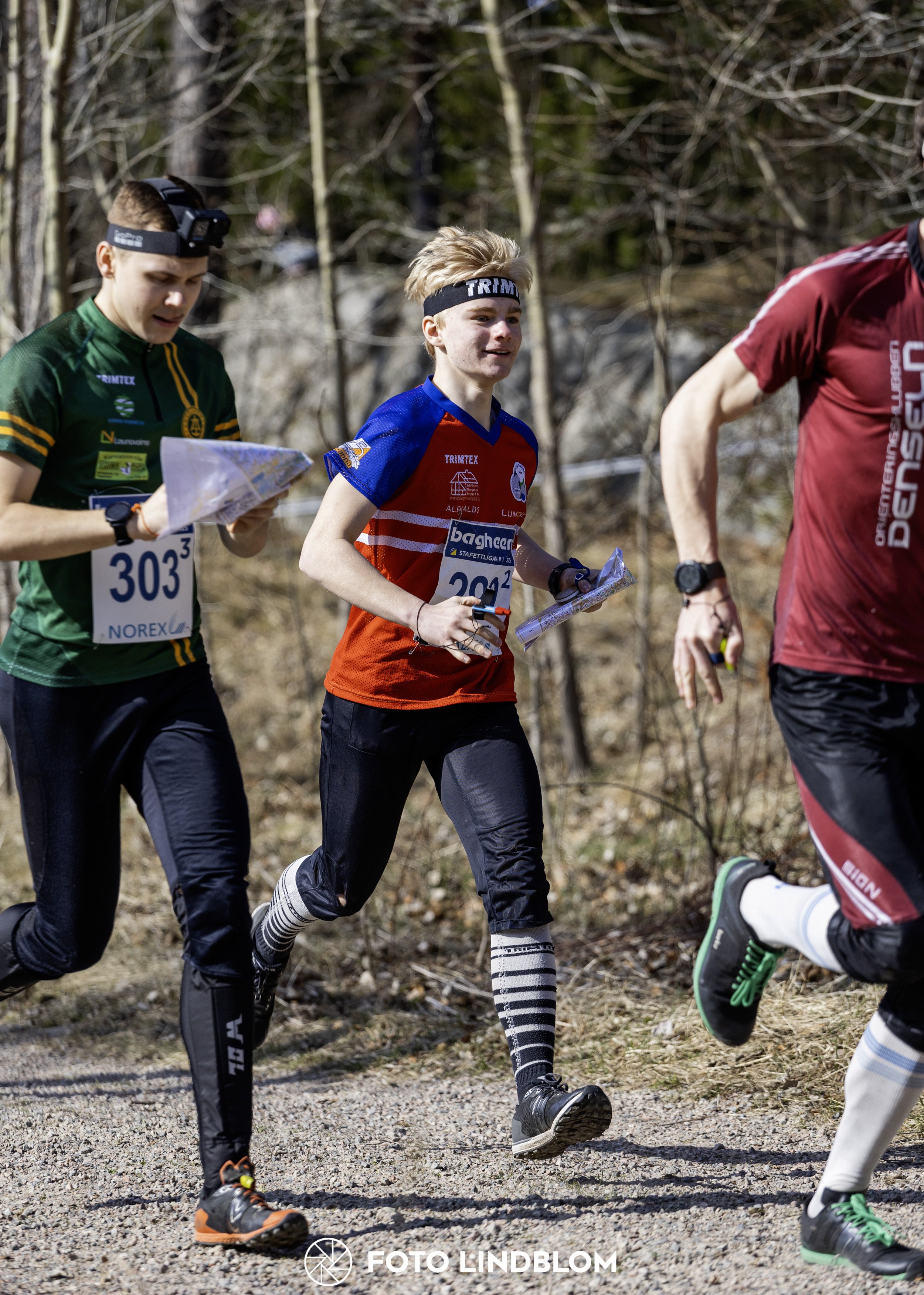 A picture from the orienteering relay competition "Måsen Staffeten"