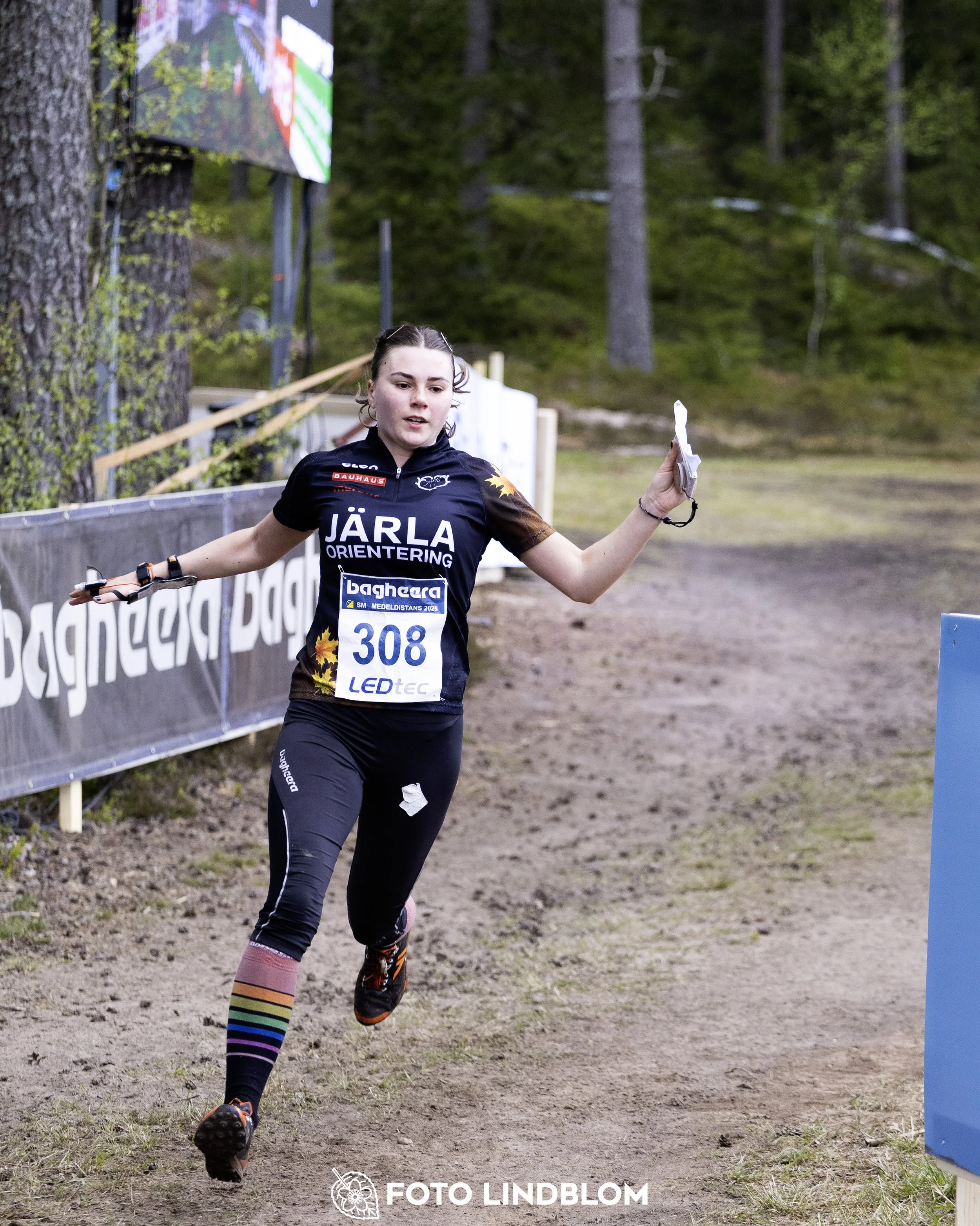 A picture from the Swedish national championship in middle distance orienteering and Swedish league race