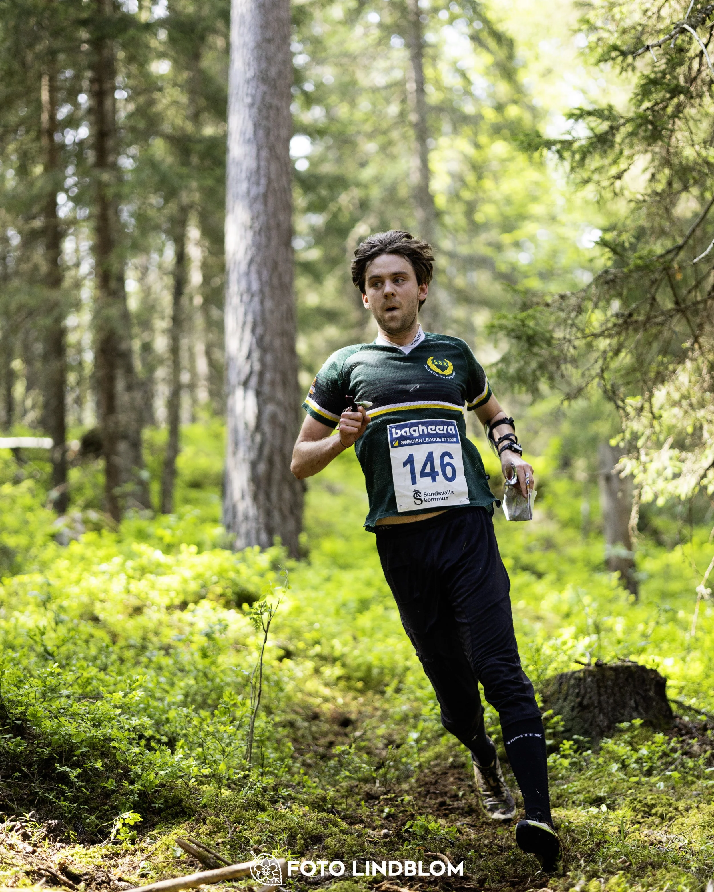 A picture from the seventh stage of the Swedish League orienteering competition