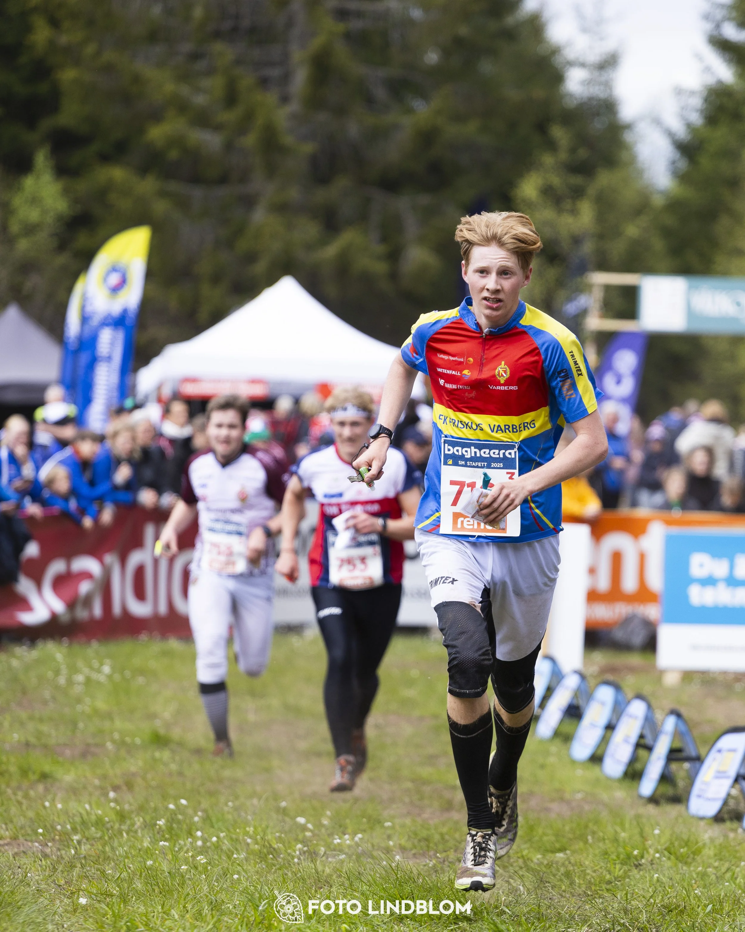 A picture from the Swedish national championship in relay orienteering