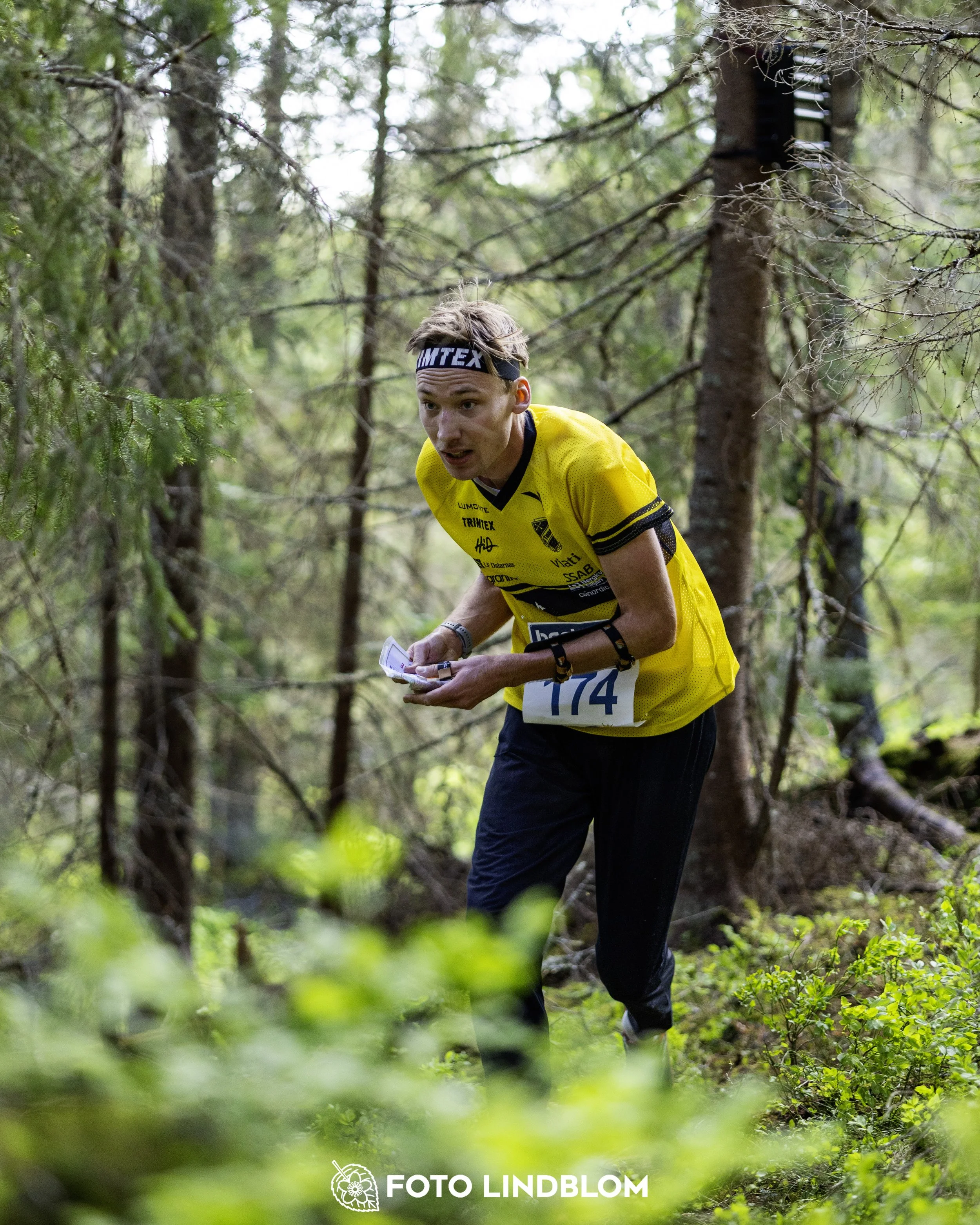 A picture from the seventh stage of the Swedish League orienteering competition