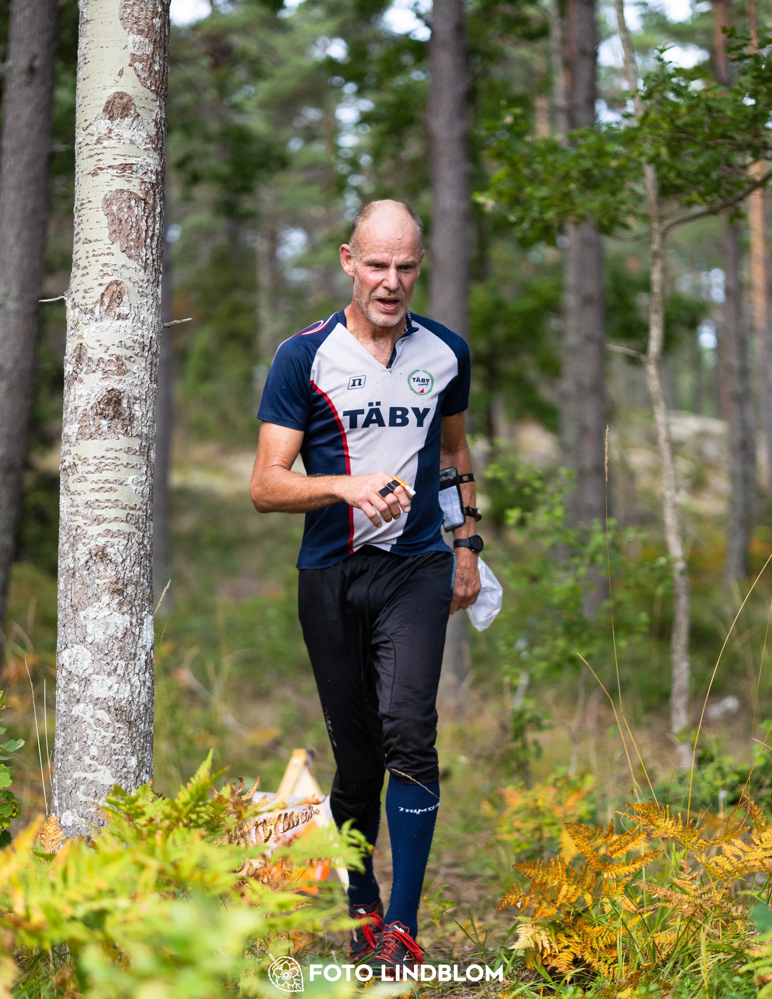 A picture from the Stockholm district championship in middle distance orienteering taken by Foto Lindblom