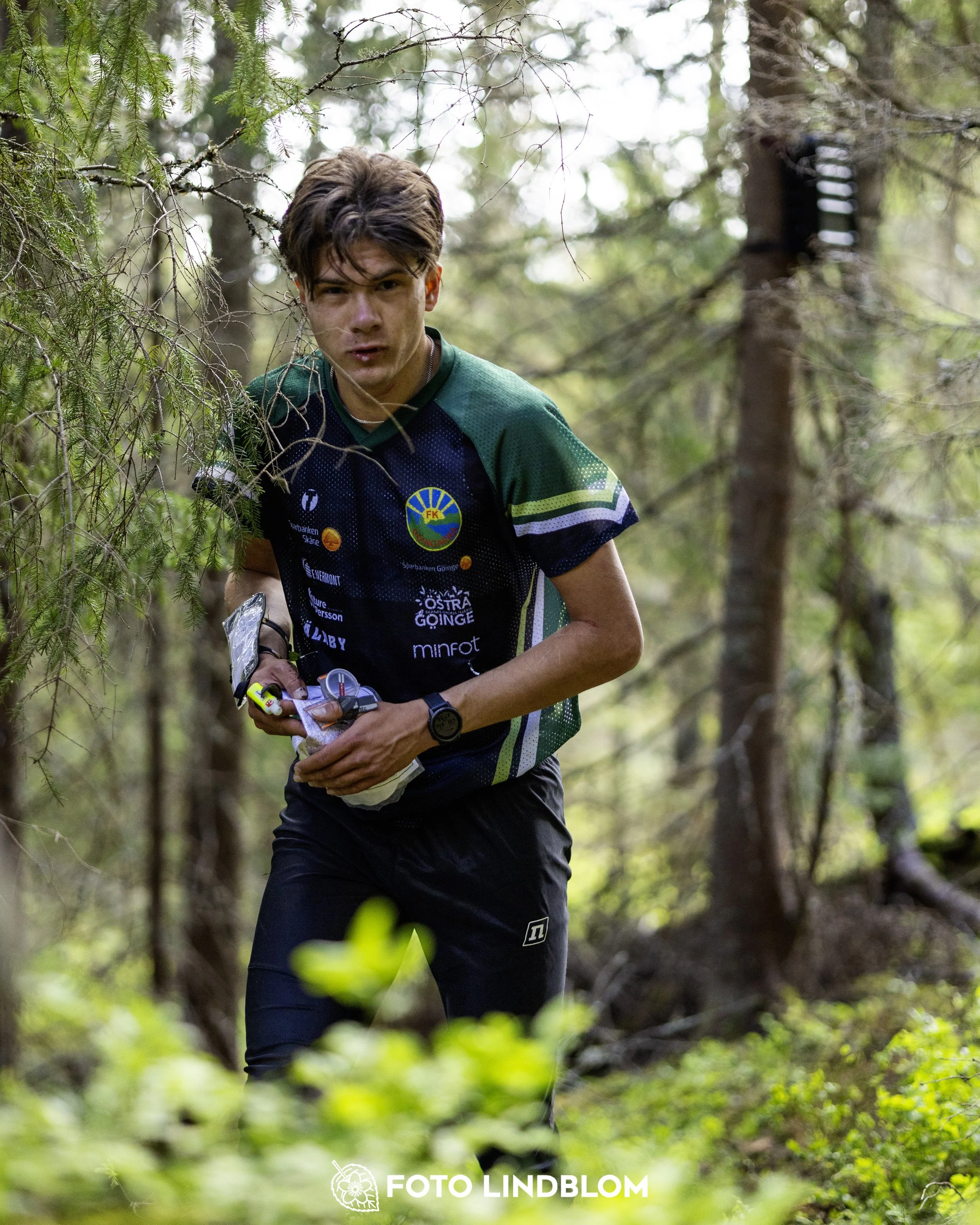 A picture from the seventh stage of the Swedish League orienteering competition