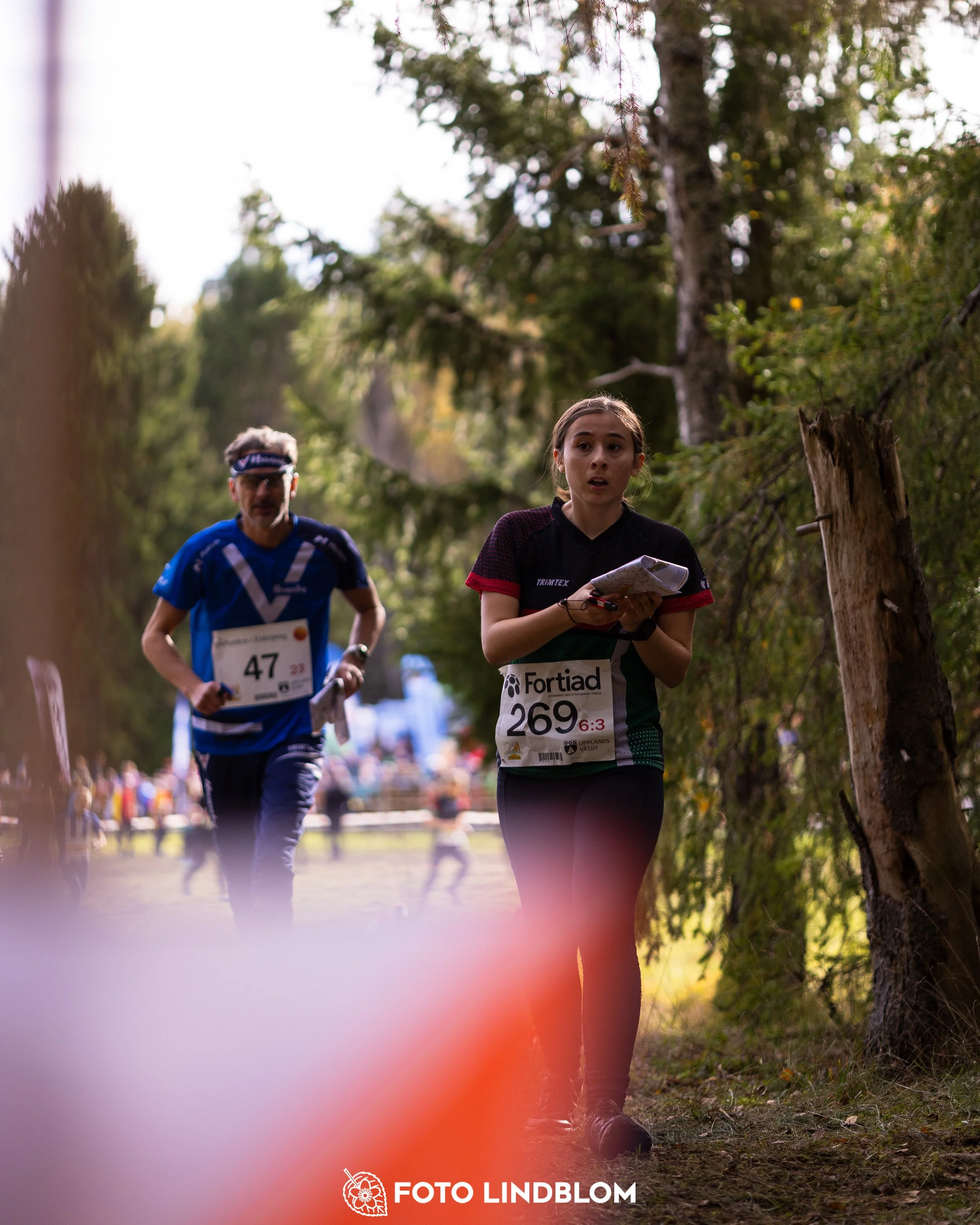A picture from the 25-Manna orienteering event taken by Foto Lindblom