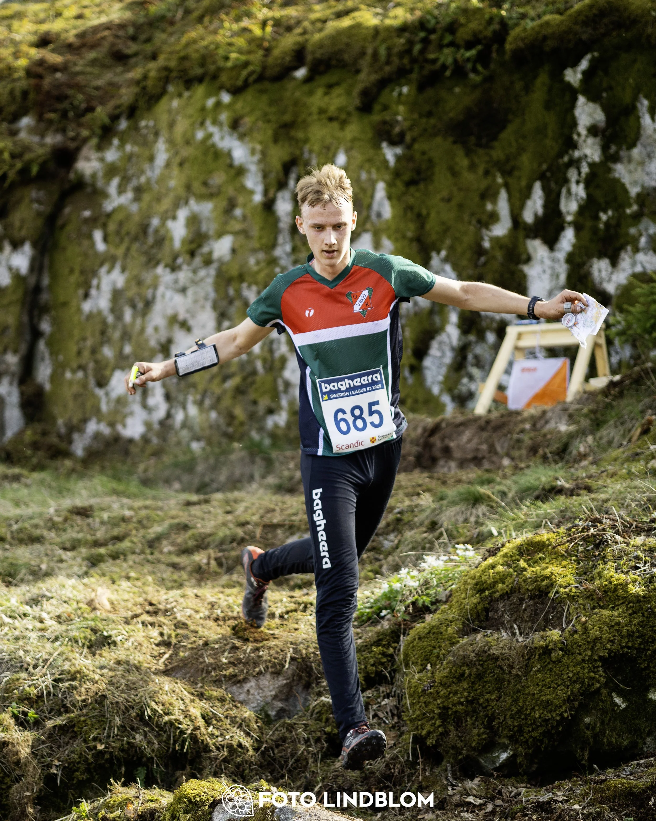 A picture from the third stage of the Swedish League orienteering competition