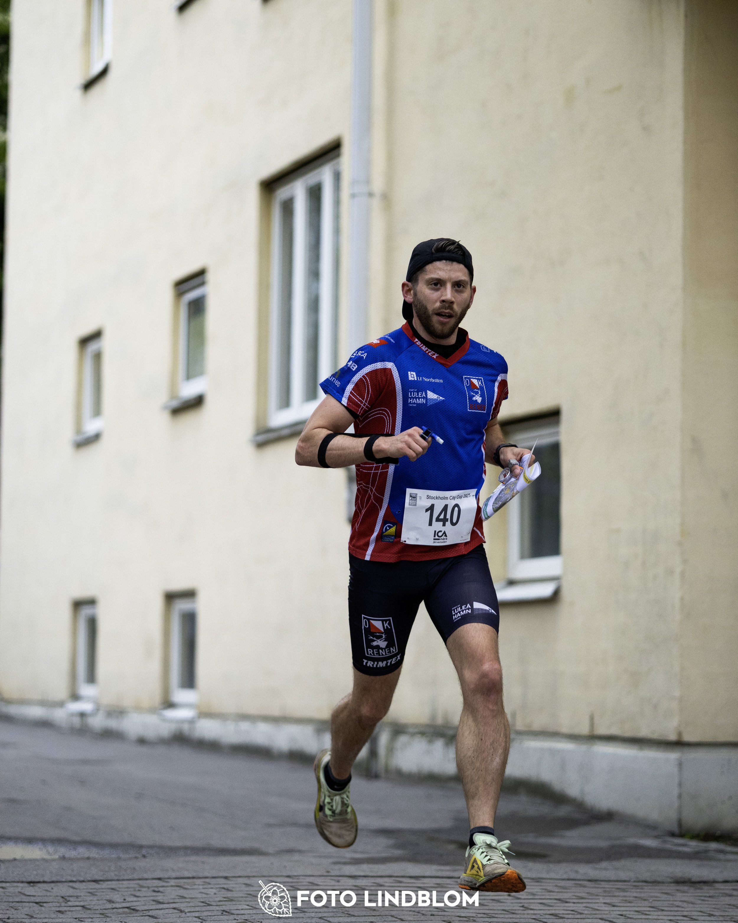 A picture from the secund stage of the Stockholm City Cup sprint orienteering competition