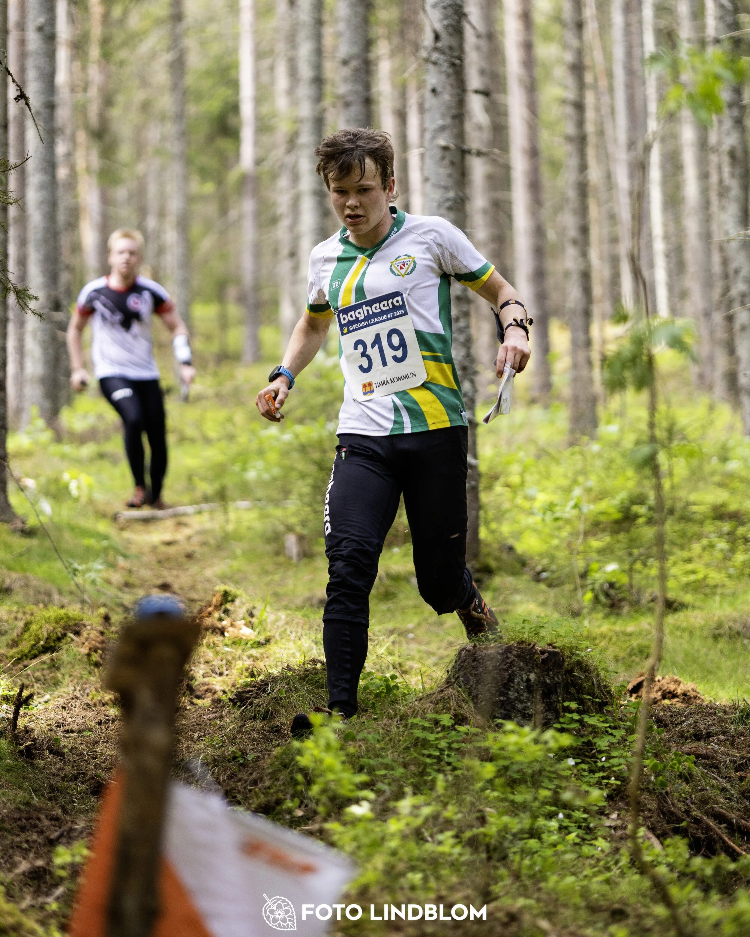 A picture from the seventh stage of the Swedish League orienteering competition