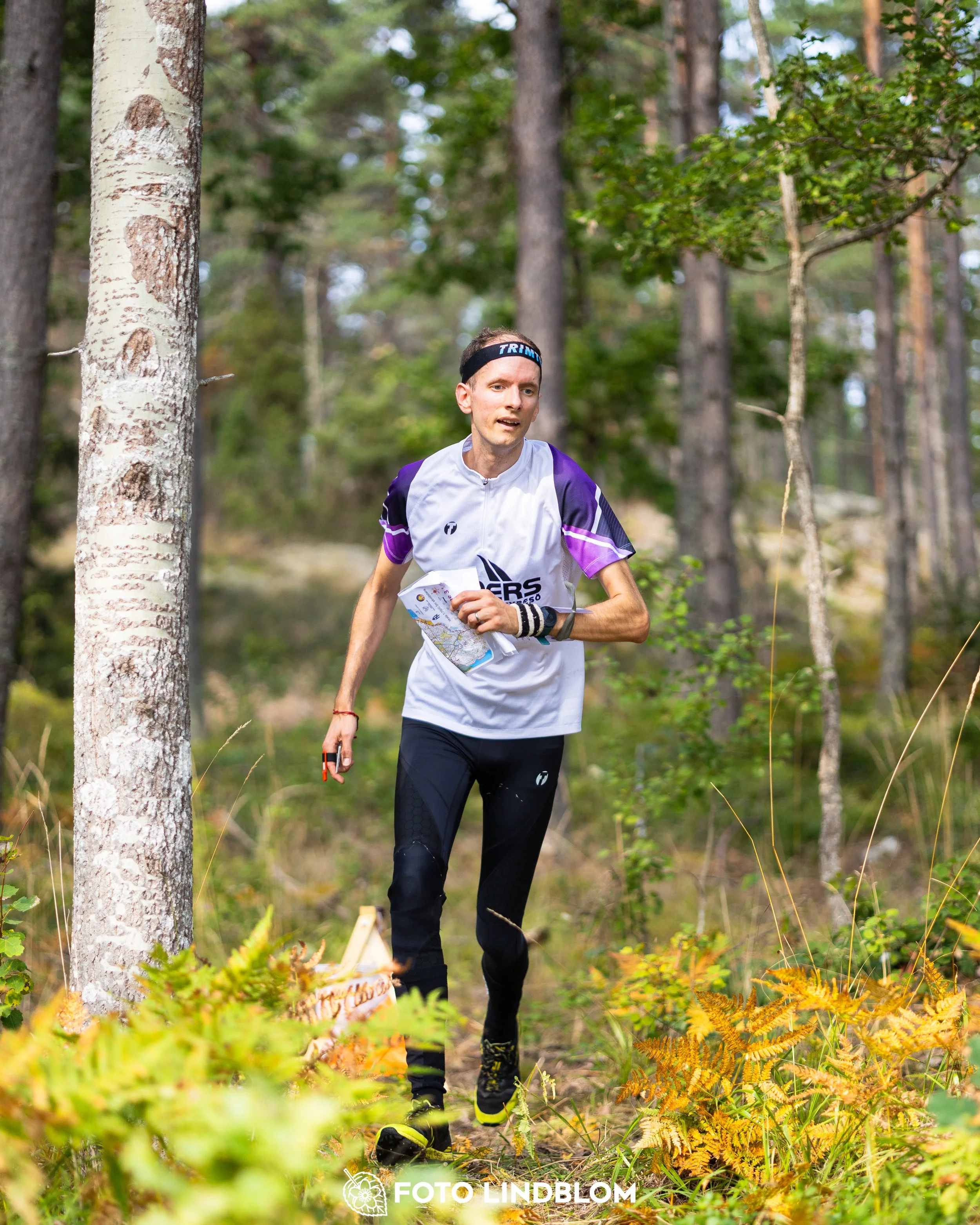 A picture from the Stockholm district championship in middle distance orienteering taken by Foto Lindblom