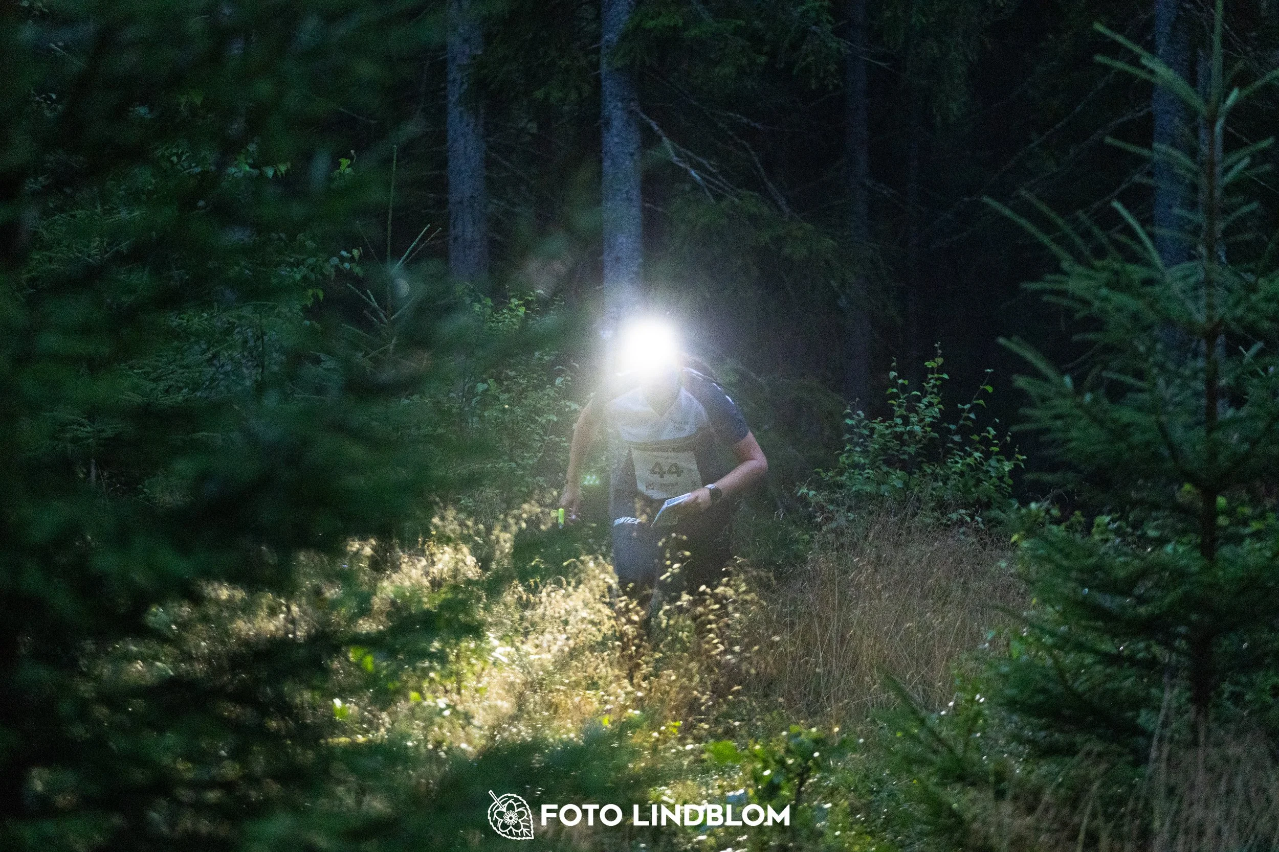 A picture from the youth 10 mila orienteering competition taken by Foto Lindblom