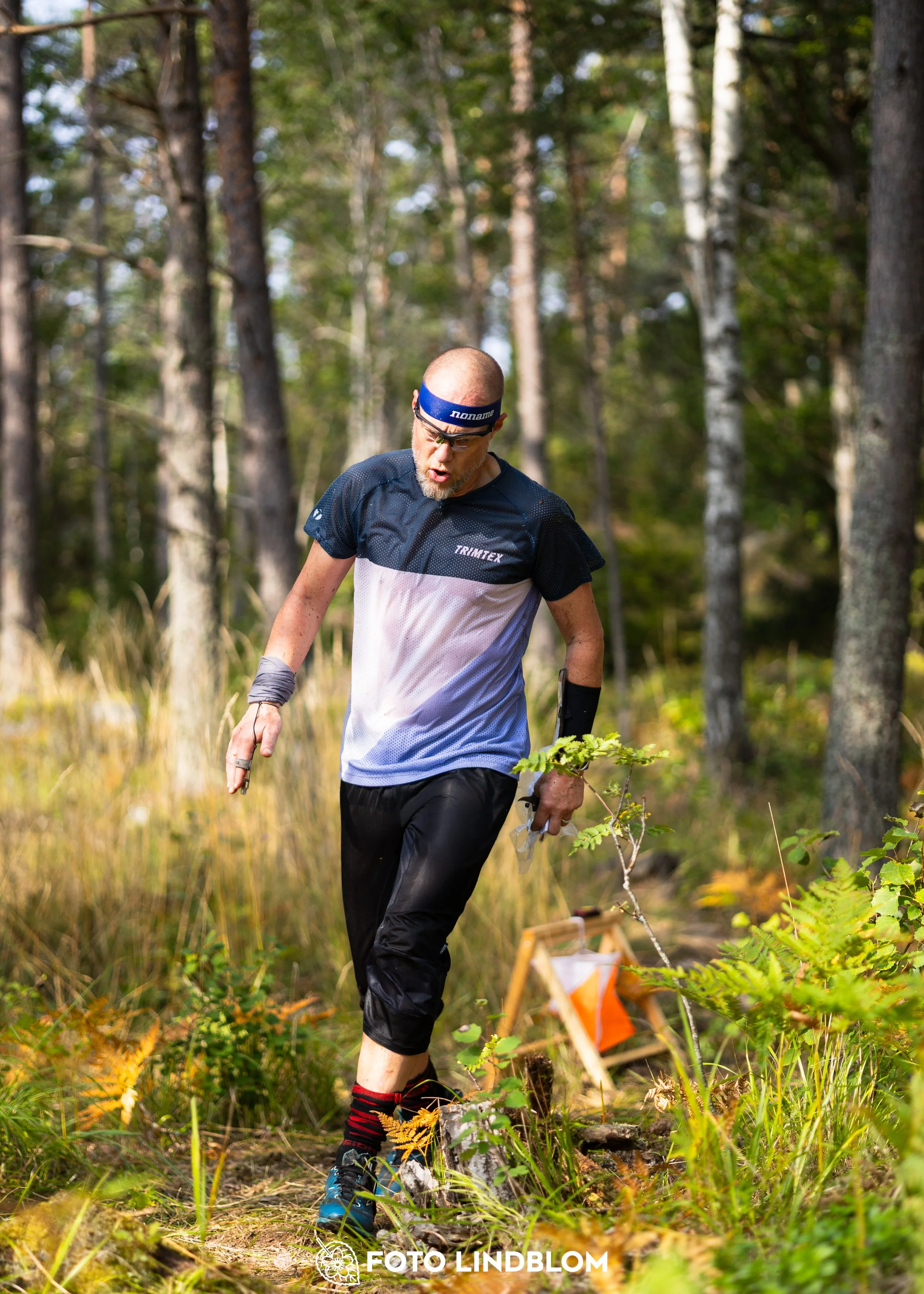 A picture from the Stockholm district championship in middle distance orienteering taken by Foto Lindblom