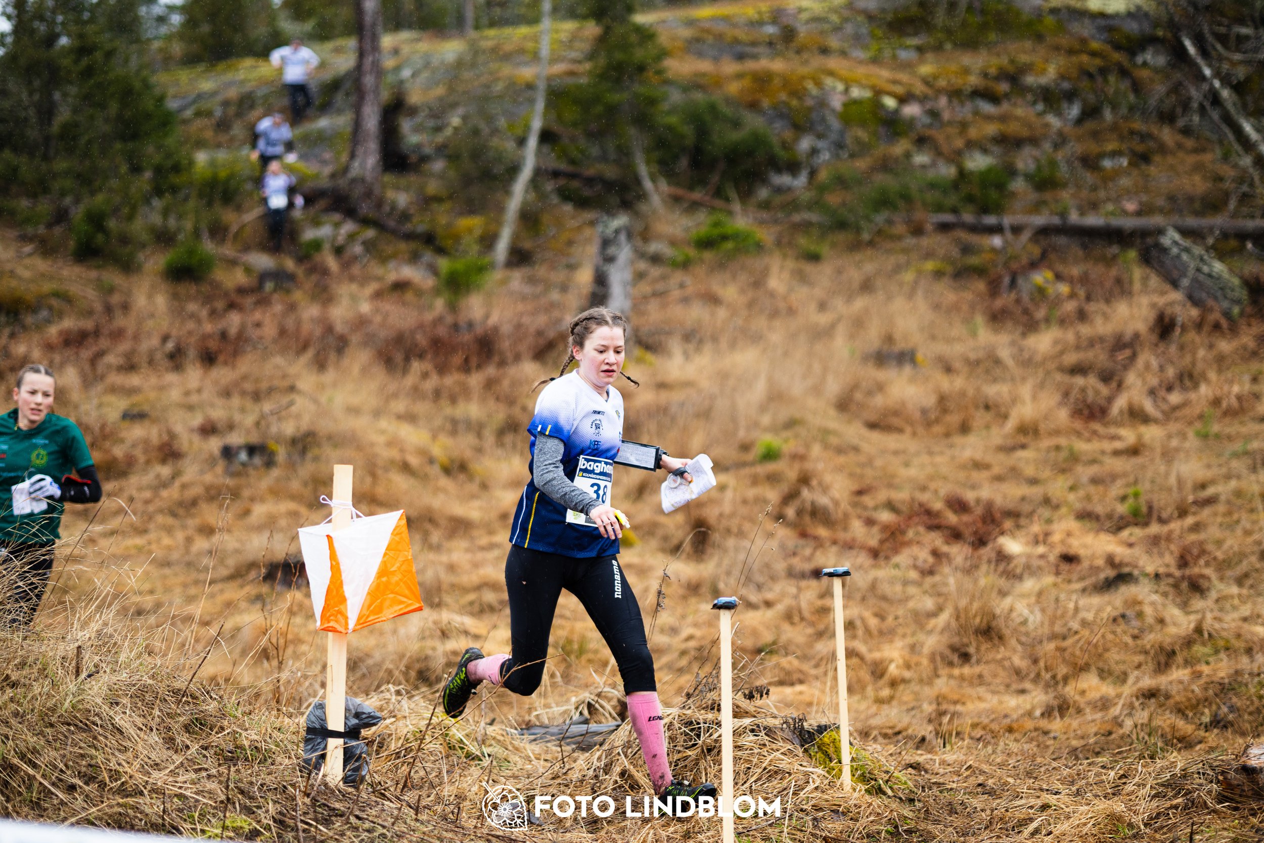 A photo from an orienteering race in Kolmården during the Swedish League spring season 2026, captured by Foto Lindblom.