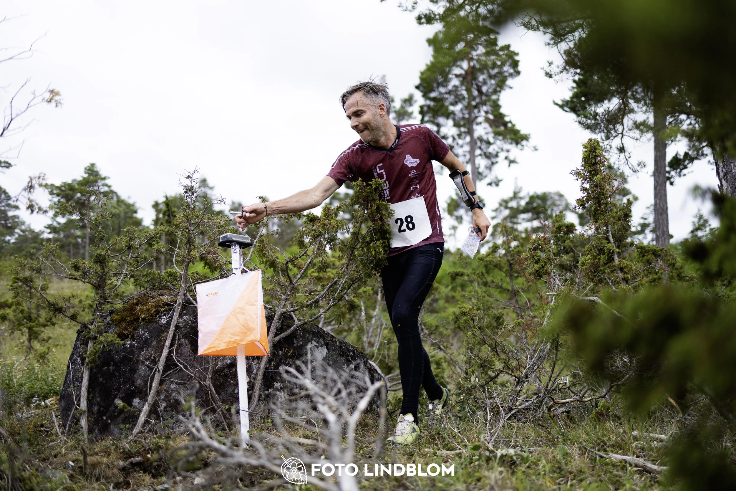 A picture from the Gotlands 2-Dagars orienteering competition