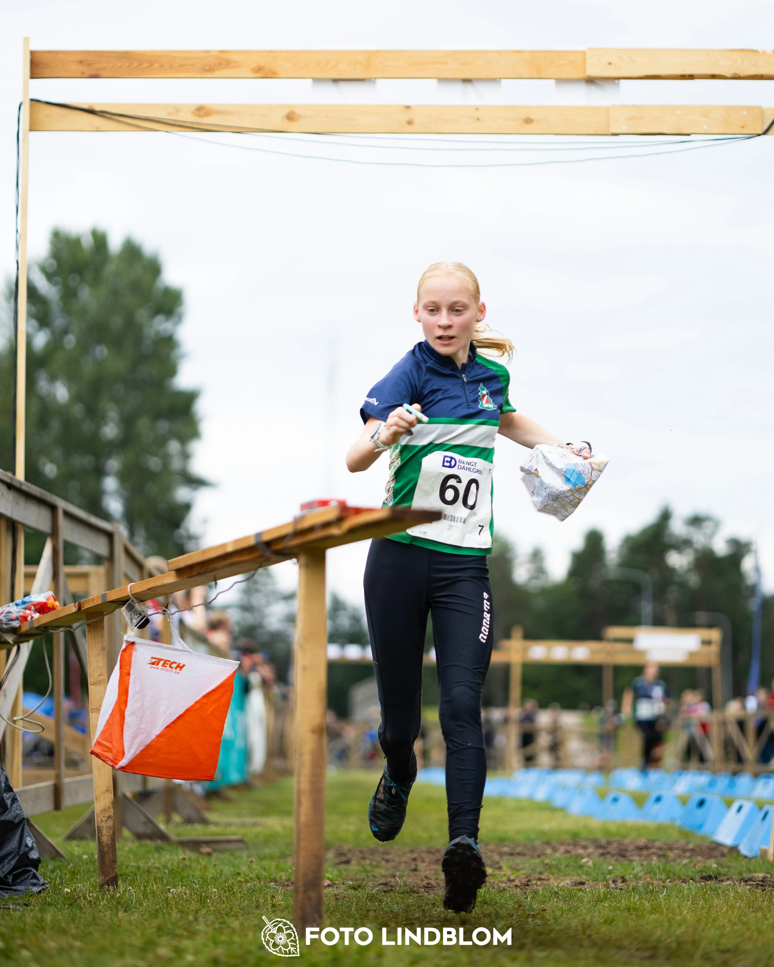 A picture from the youth 10 mila orienteering competition taken by Foto Lindblom