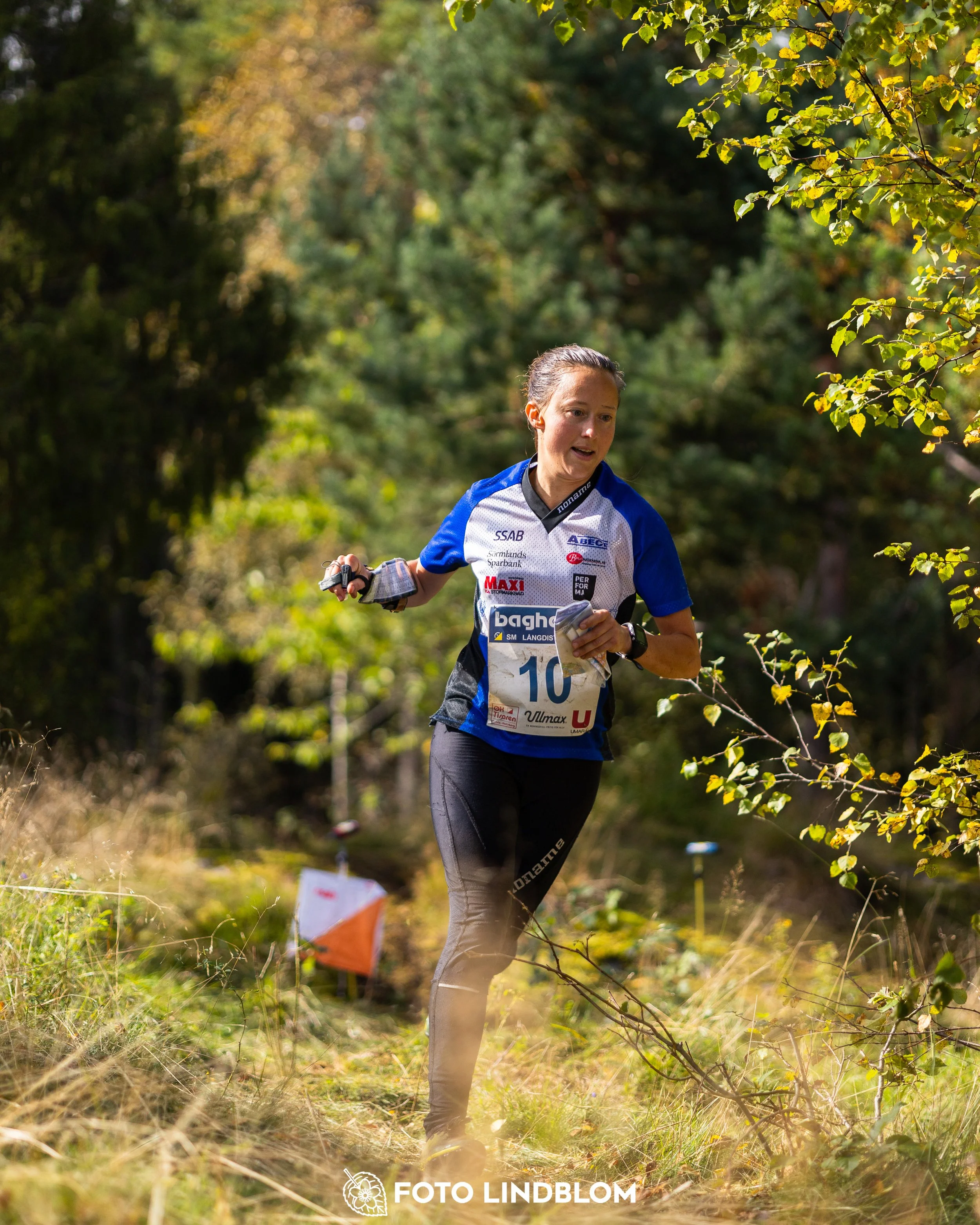 A picture from the Swedish national championship in long distance orienteering and Swedish league race taken by Foto Lindblom